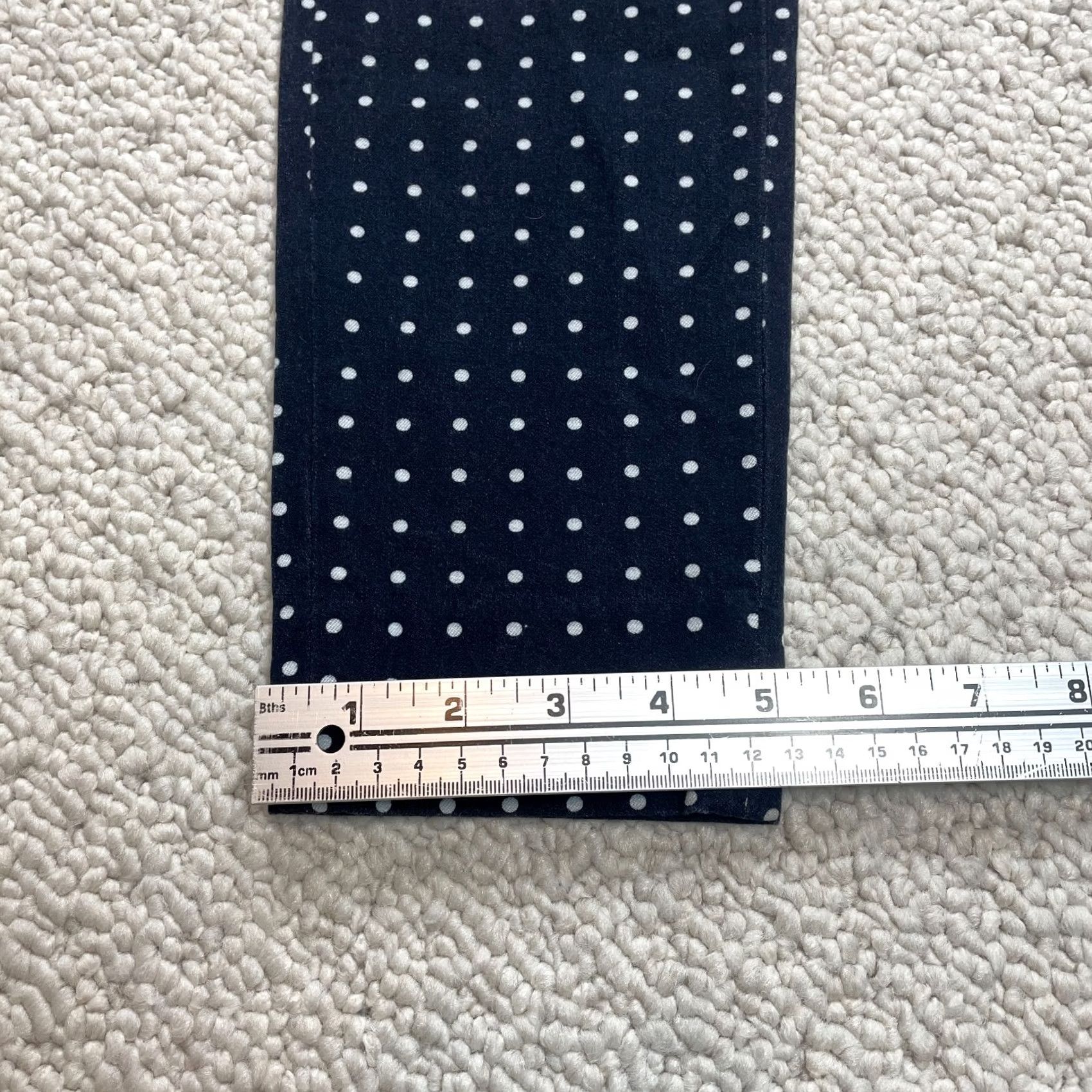 Banana Republic Banana Republic Sloan Pants Womens 0 Petite Navy Blue Polka Dot Ankle 28x25 Pants Girls? Size 28" / US 6 / IT 42 - 2 Thumbnail