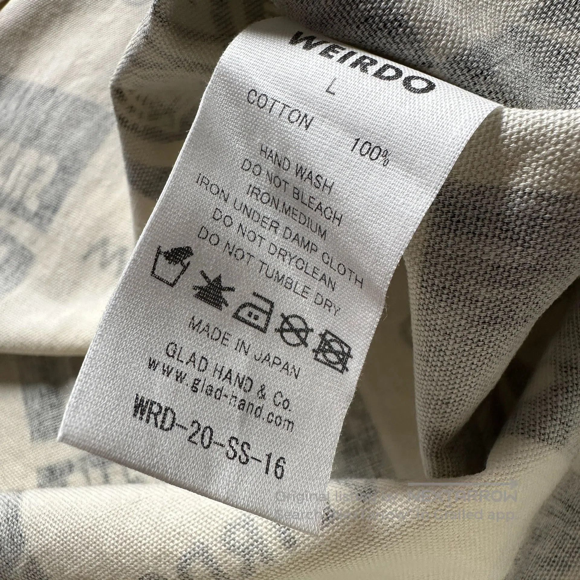 Other Weirdo Glad Hand Checkerboard Shirt. Size US L / EU 52-54 / 3 - 6 Thumbnail