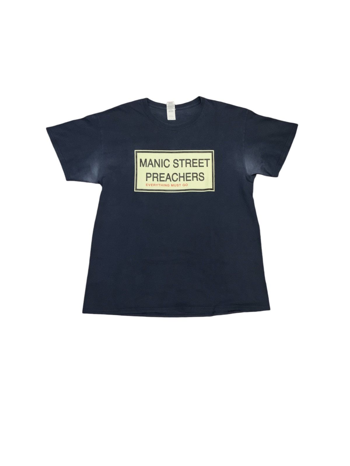 Band Tees × Gildan × Vintage Manic Street Preachers - Everything Must Go Shirt Size US L / EU 52-54 / 3 - 1 Thumbnail