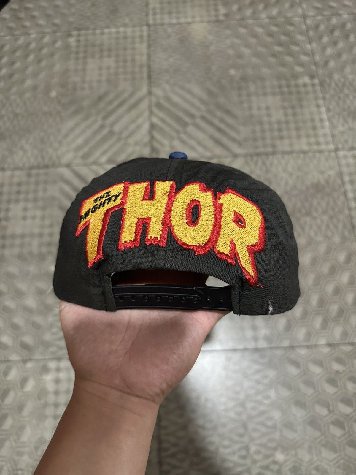 American Needle × Marvel Comics RARE Vintage Mighty Thor Blockhead American Needle Hat Size ONE SIZE - 1 Thumbnail