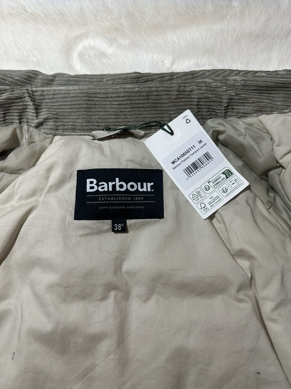 Barbour Barbour padded transport jacket Size US M / EU 48-50 / 2 - 11 Thumbnail