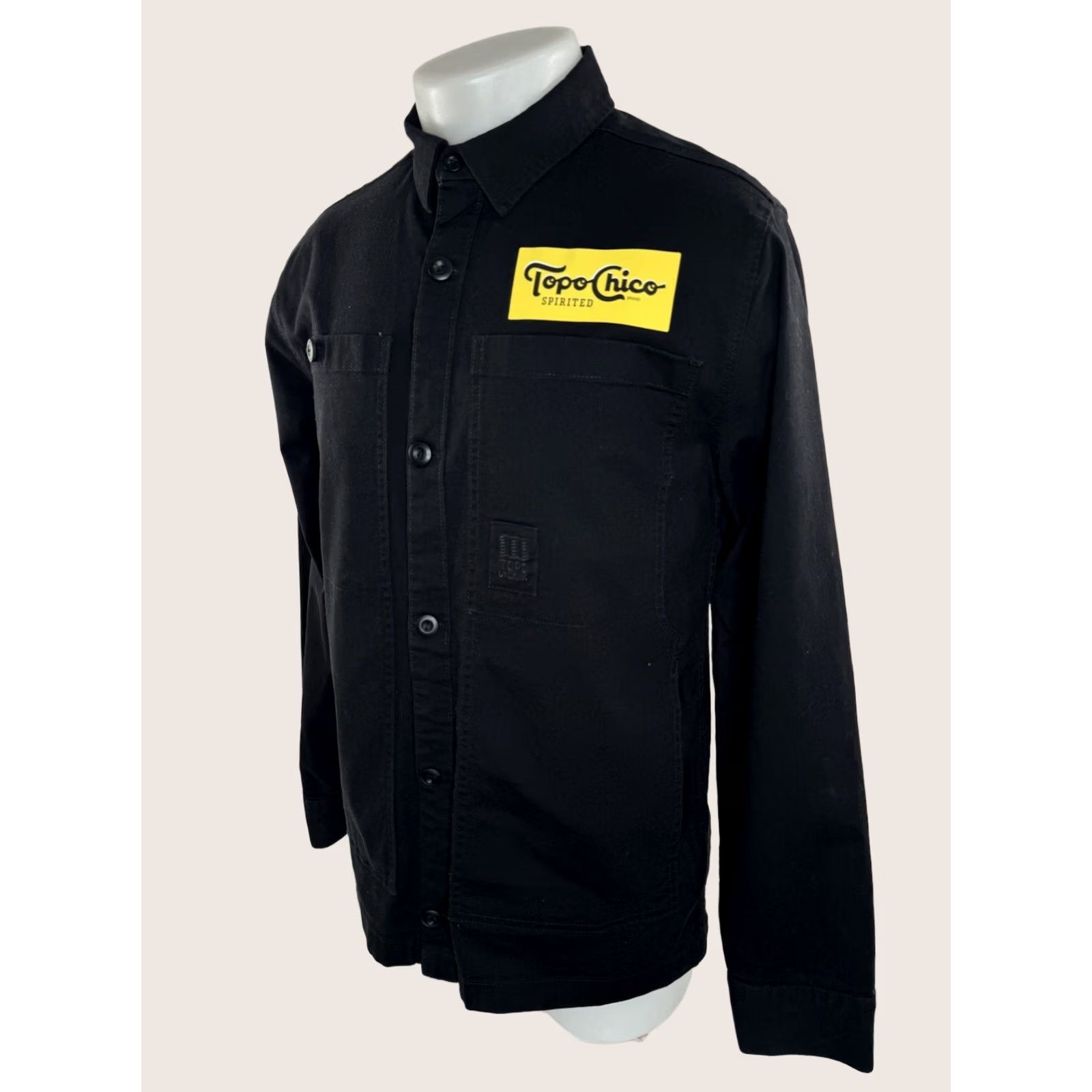 Topo Designs TOPO DESIGNS / TOPO CHICO Spirited - NEW w TAGS Mens M - DIRT JACKET Shirt Mens M Black Designer Topo Chico Size US M / EU 48-50 / 2 - 1 Thumbnail