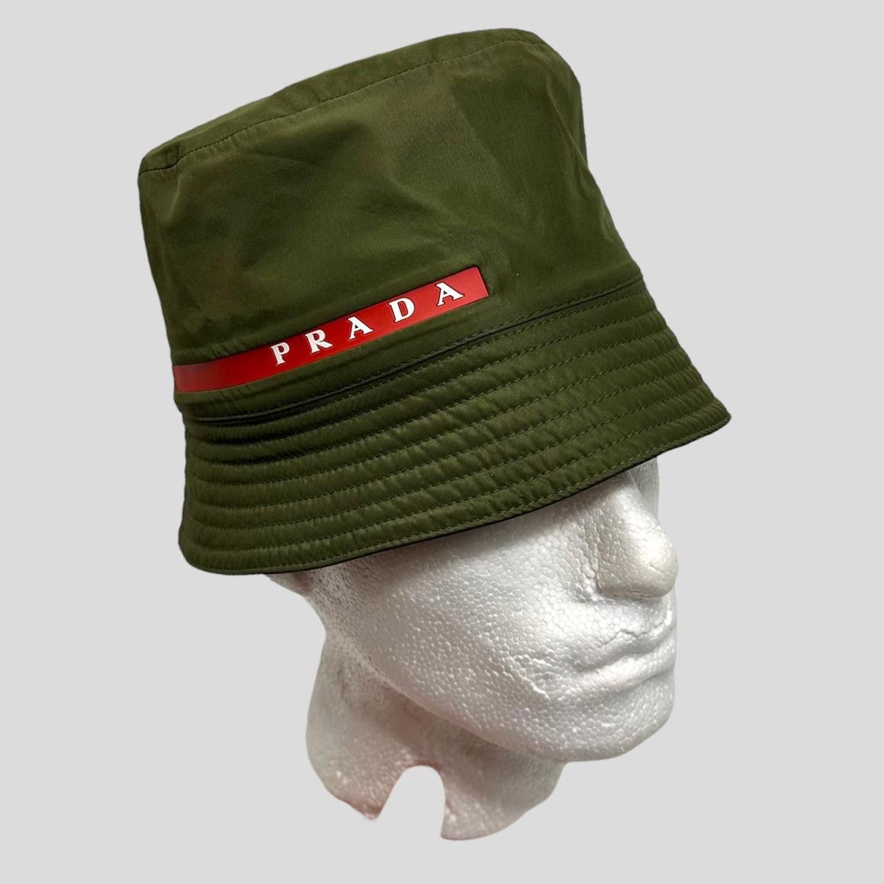 Prada Linea Rossa Technical Nylon Bucket Hat M