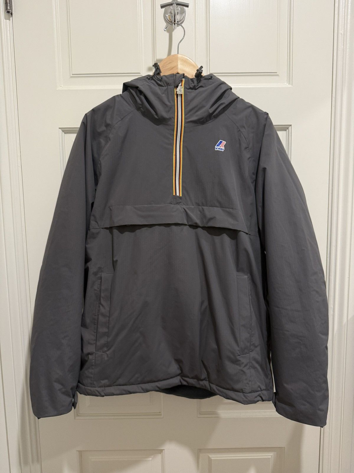 K-Way Fleece lined anorak jacket