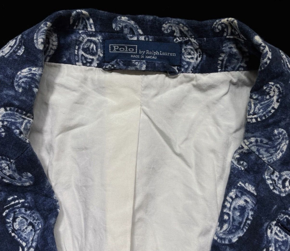 Polo Ralph Lauren Ralph Lauren Indigo Paisley Blazer K22 Size US XL / EU 56 / 4 - 4 Thumbnail