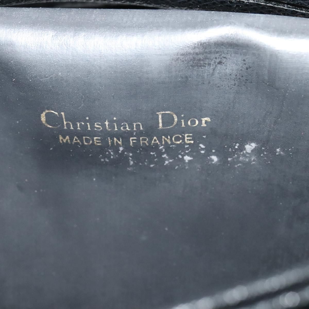 Dior DIOR Chain Shoulder Bag Leather Navy Gold Size ONE SIZE - 10 Thumbnail