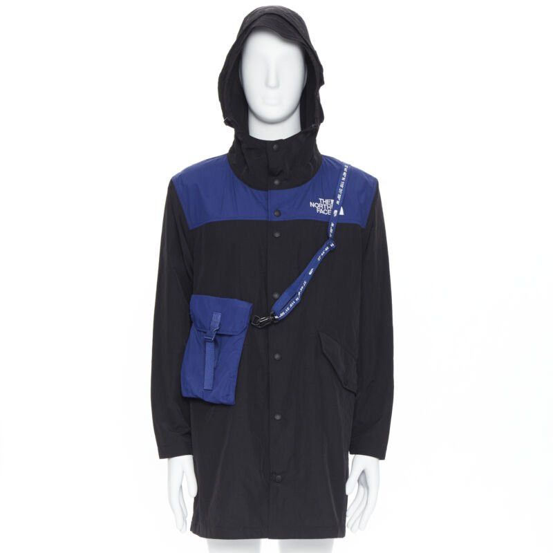 The North Face new THE NORTH FACE KAZUKI KARAISHI Black Flag Blue Bravo 2 long raincoat S / M Size US S / EU 44-46 / 1 - 1 Thumbnail