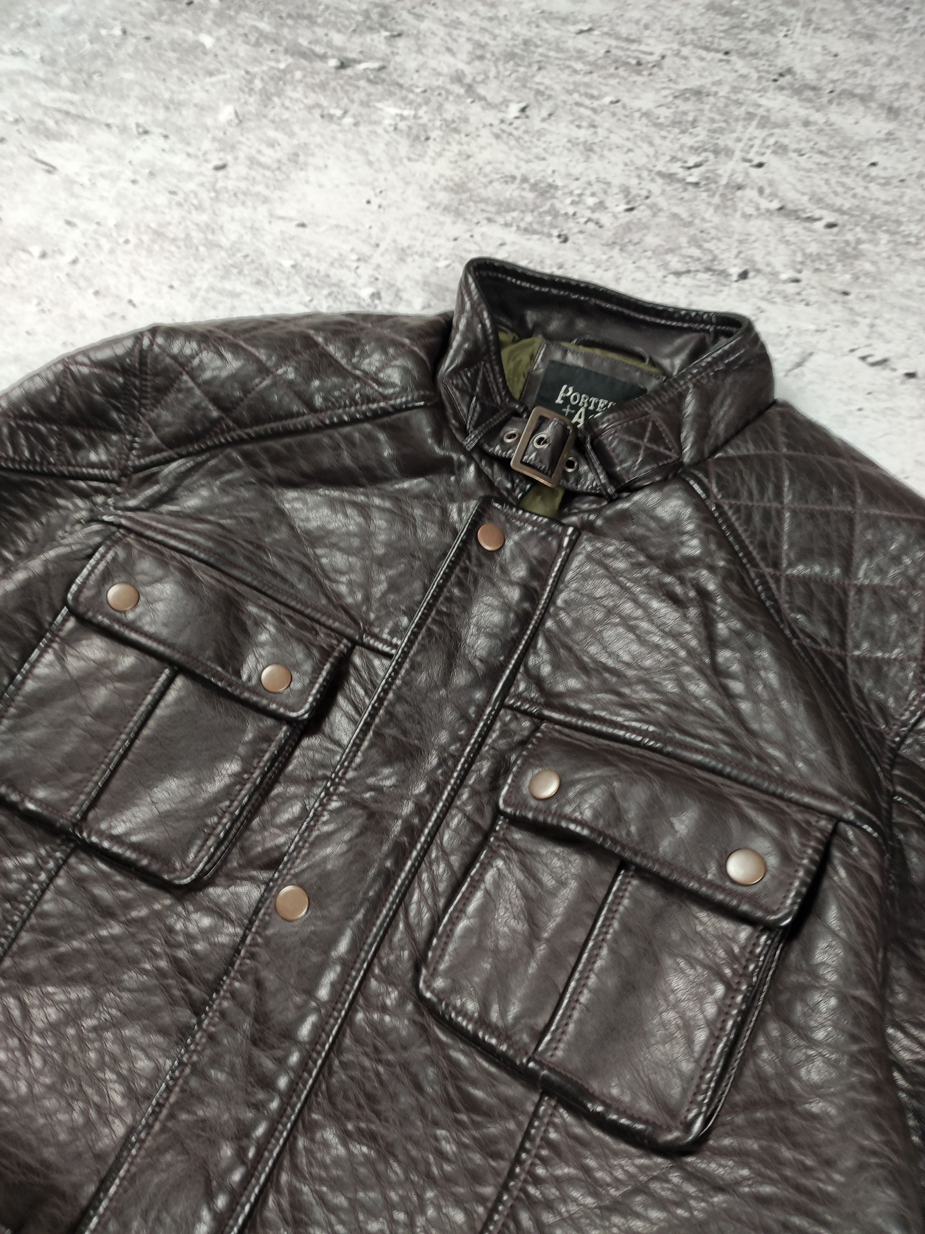 Vintage Avant garde leather men jacket opium cyber drain Size US L / EU 52-54 / 3 - 5 Thumbnail