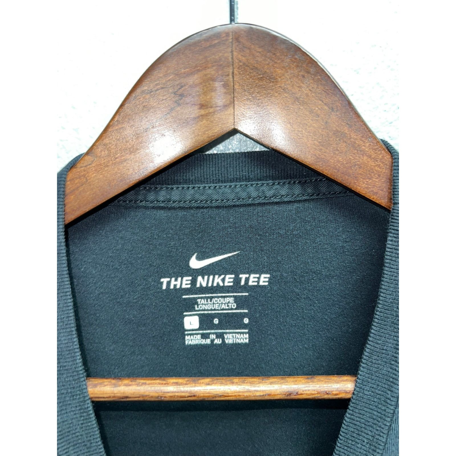 Nike Nike Shirt Swoosh Black Emblem Short Sleeve Logo Tee Large Size US L / EU 52-54 / 3 - 4 Thumbnail