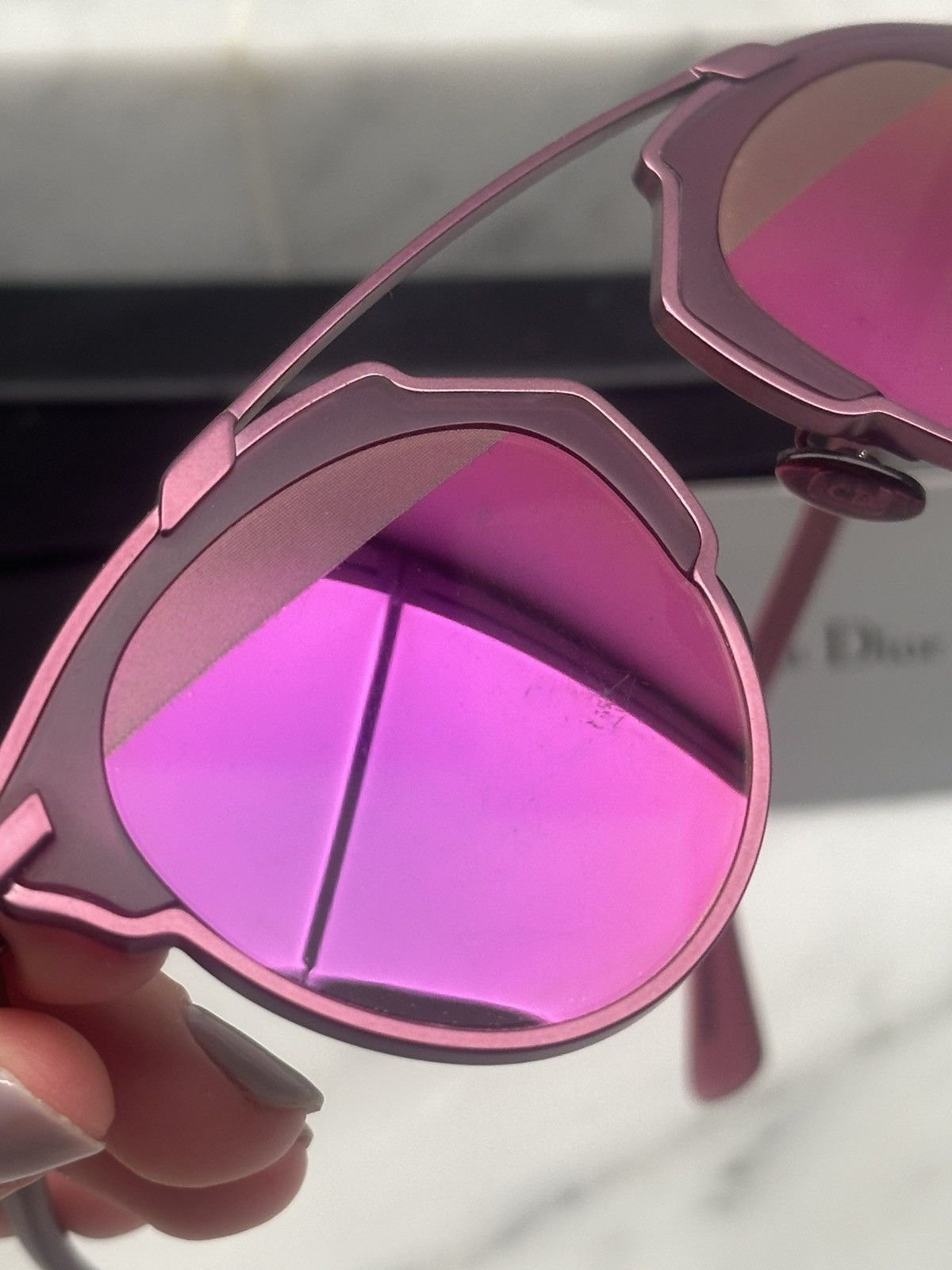Dior Dior So Real ✨ Sunglasses pink shields Size ONE SIZE - 8 Thumbnail
