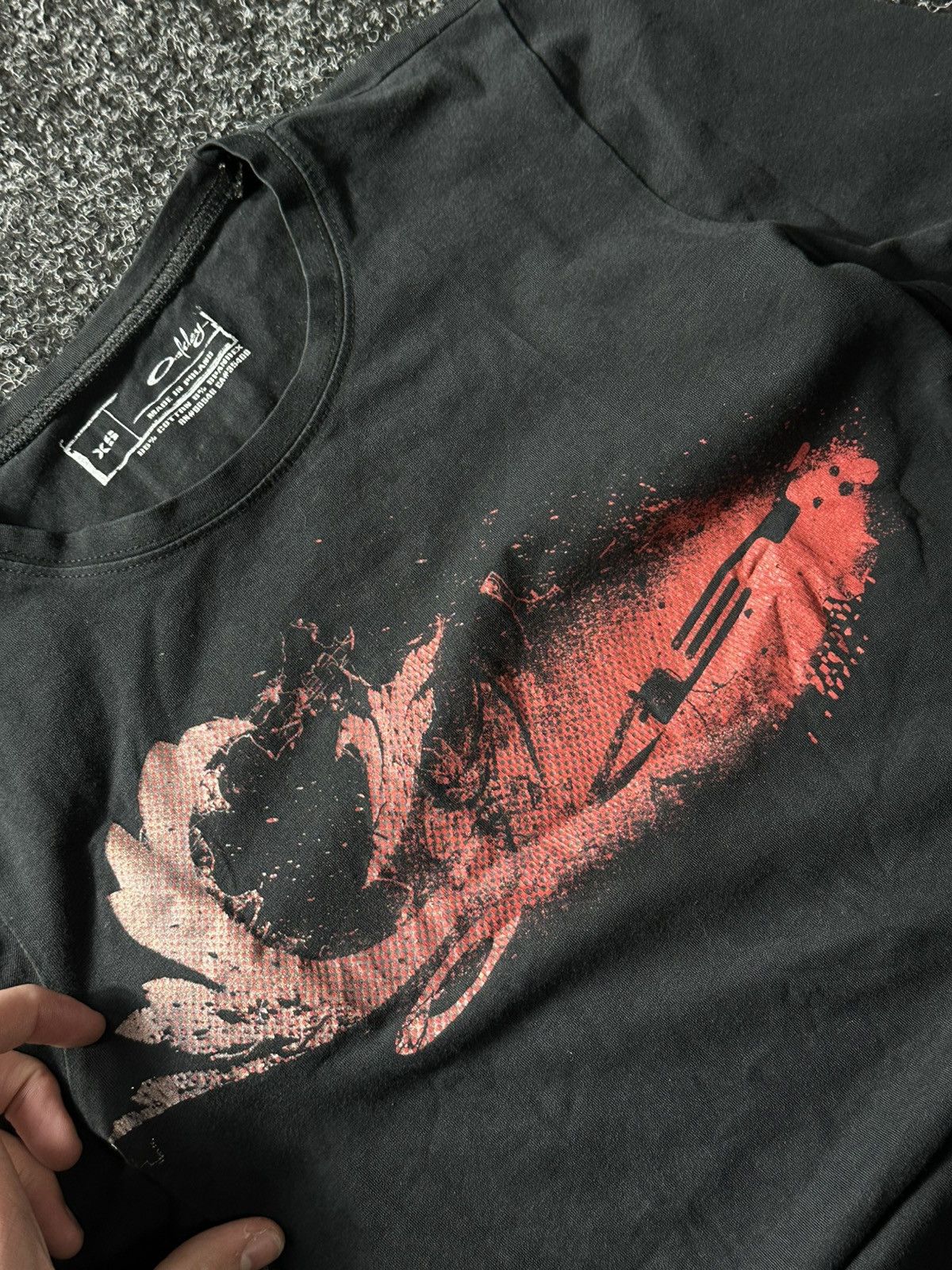 Oakley × Vintage 🚨Oakley Woman longsleeve tee OUTDOOR SPORT Y2K red size xs Size XS / US 0-2 / IT 36-38 - 4 Thumbnail
