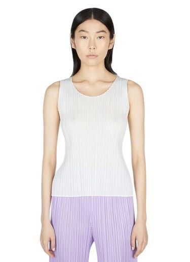 Pleats Please Issey Miyake Pleats Please Issey Miyake Pleated Tank Top Size L / US 10 / IT 46 - 3 Thumbnail