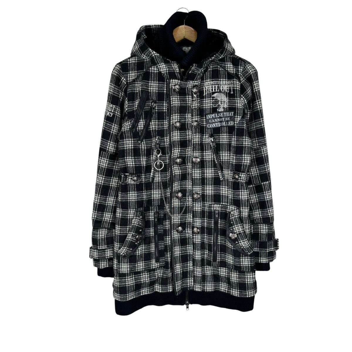 If Six Was Nine 🌟SEX POT REVENGE HOODIE PLAIDS JACKET Size L / US 10 / IT 46 - 2 Thumbnail