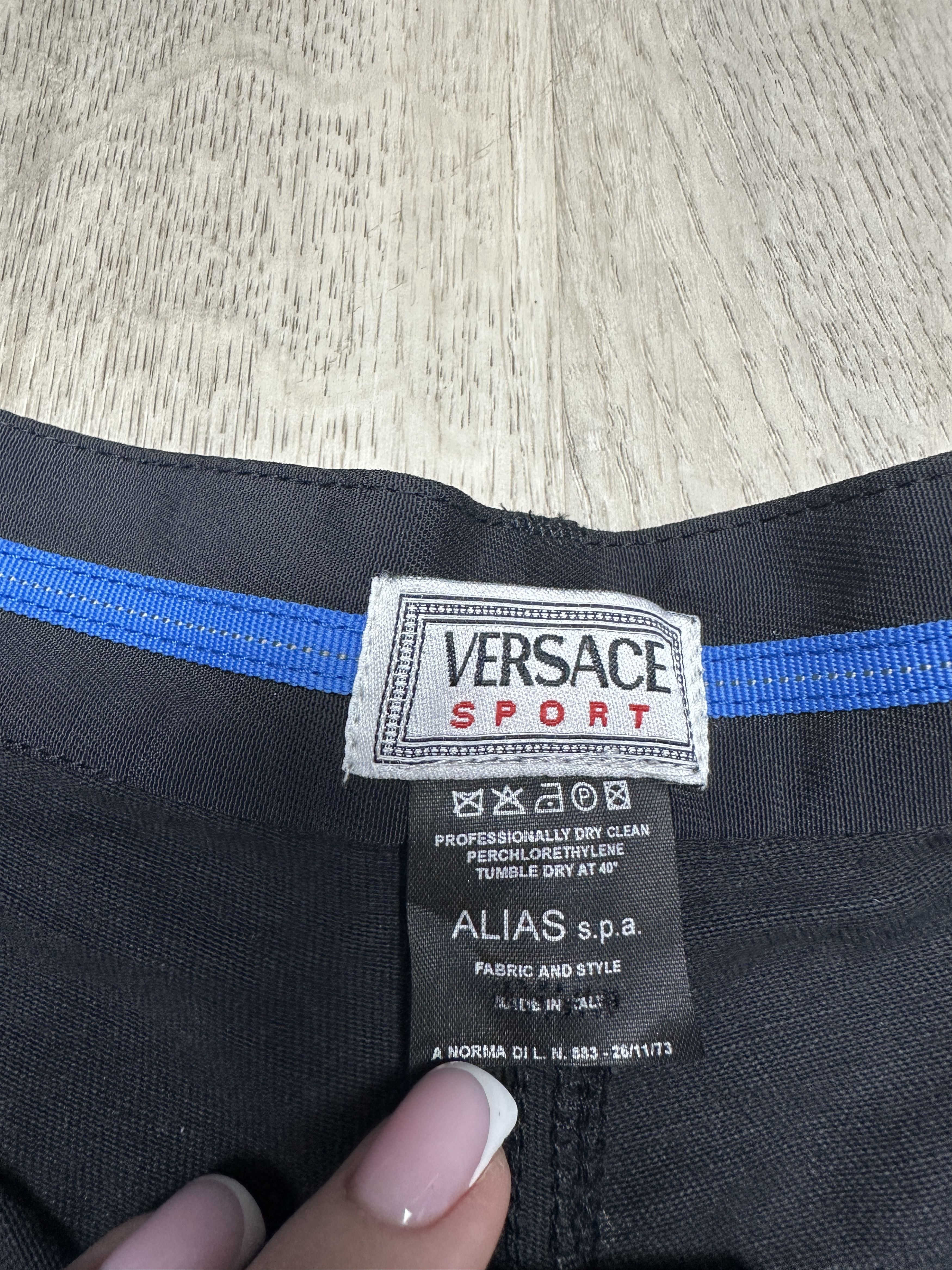 Versace Versace Sport 90s Vintage Mens Nylon Double Knee Pants Size US 34 / EU 50 - 3 Thumbnail