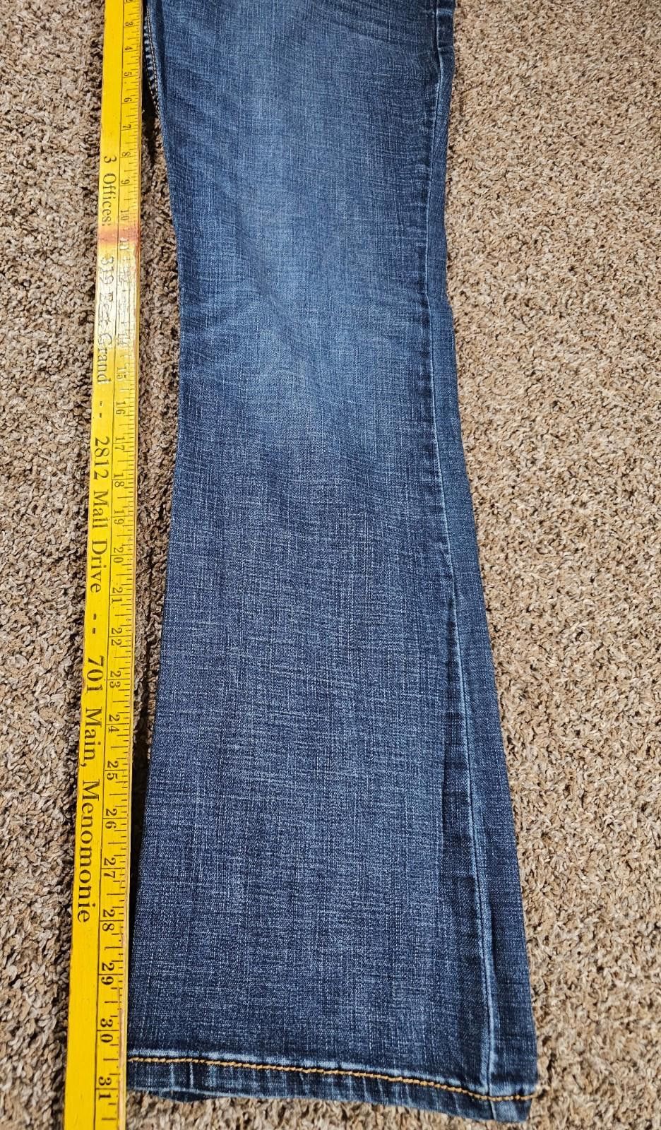 Wrangler Wrangler Jeans Women's 15x32 Blue Boot Cut Western Cowgirl Size 30" / US 8 / IT 44 - 5 Thumbnail