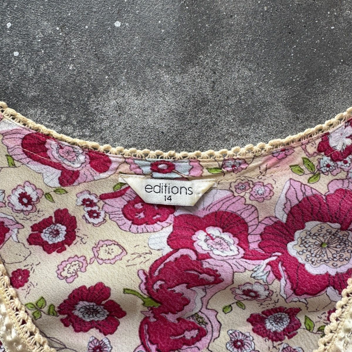 Hysteric Glamour 2000’s Aesthetic Vintage Y2K Boho Floral Babydoll Blouse Top Size L / US 10 / IT 46 - 9 Thumbnail