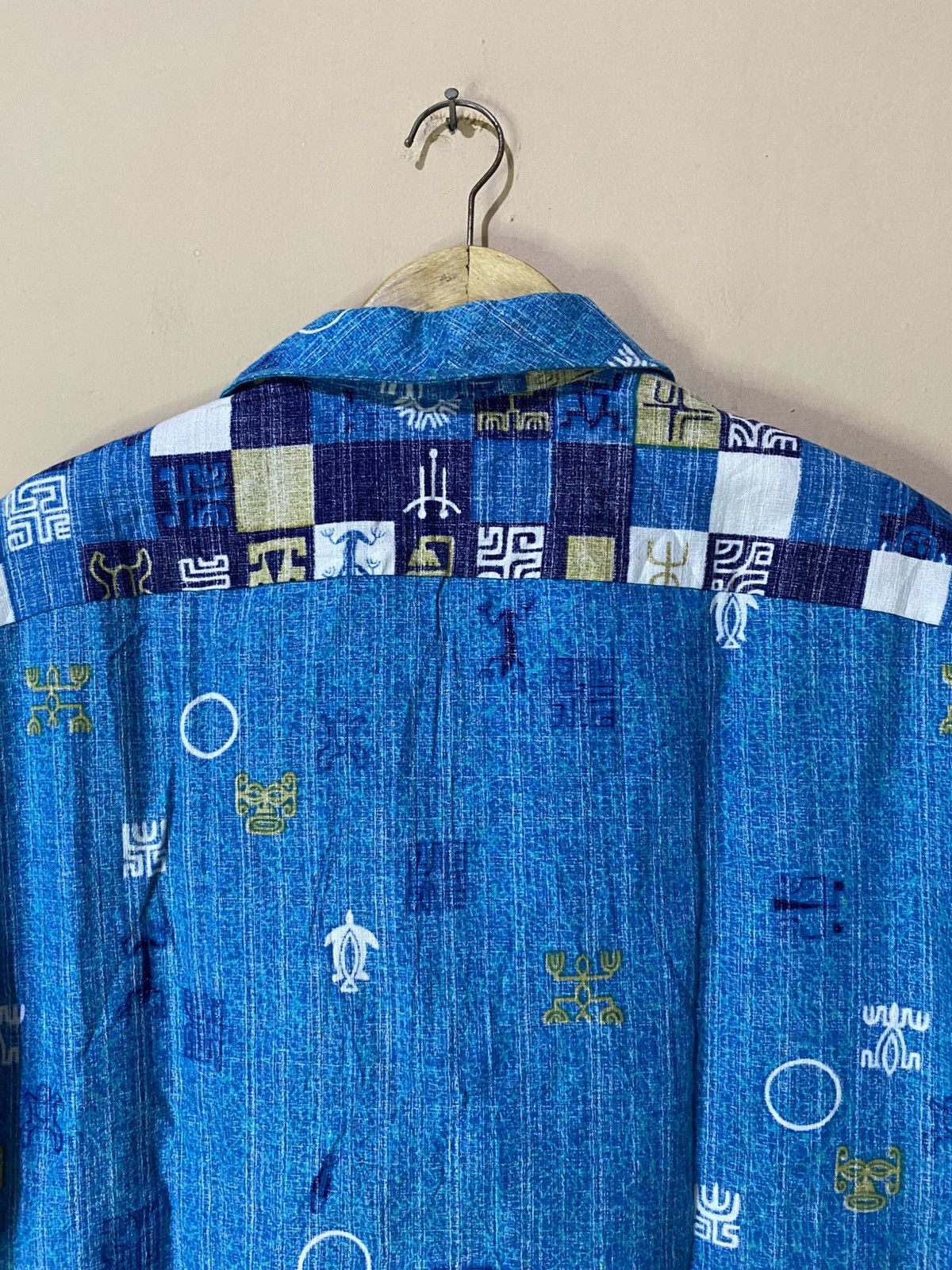 Vintage 60s Rare Vintage McInerry Hawaiian Pattern Button Shirt Size US L / EU 52-54 / 3 - 11 Thumbnail