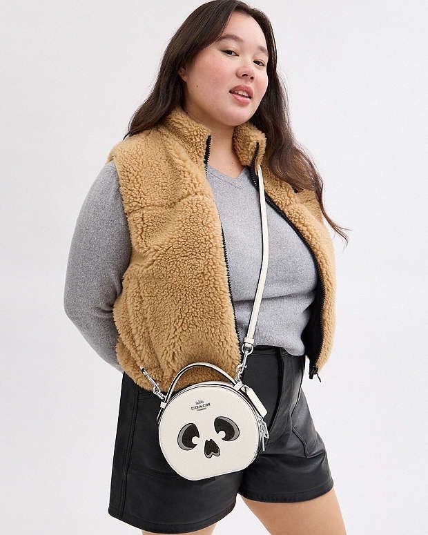 Coach Coach Canteen Crossbody Bag With Halloween Ghost Face Print Size ONE SIZE - 2 Thumbnail
