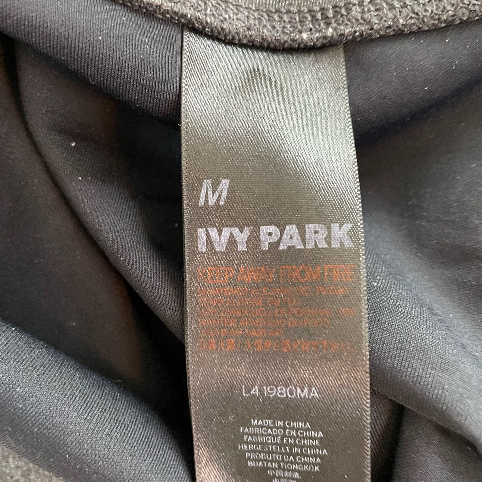 Ivy Park Ivy Park Grey Leggings M Full Length Activewear High Waist Size 30" / US 8 / IT 44 - 6 Thumbnail