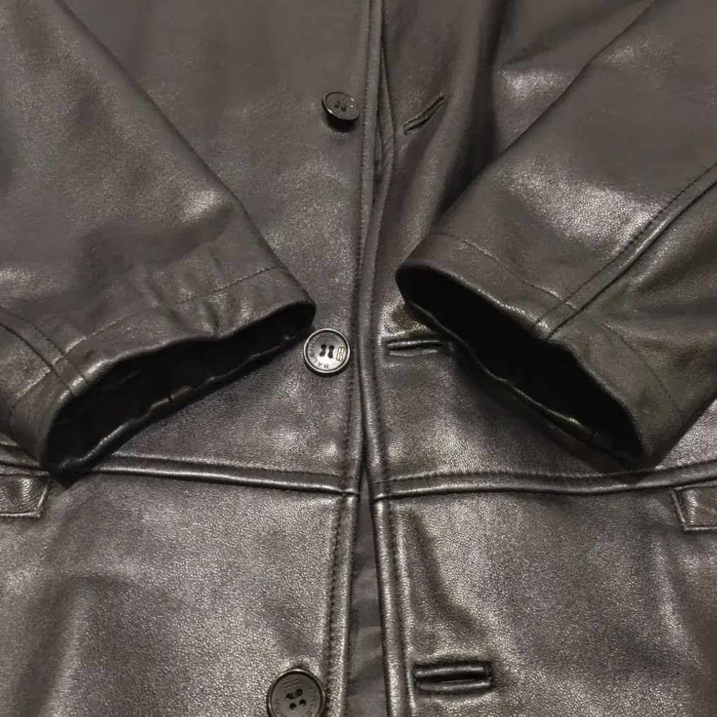 Balenciaga Balenciaga Leather Jacket/Coat Size US XL / EU 56 / 4 - 5 Thumbnail