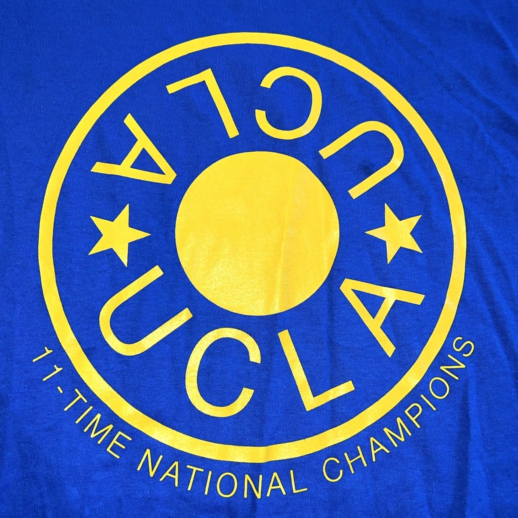 NCAA UCLA Bruins Basketball T-Shirt XL Blue Nike? Size US XL / EU 56 / 4 - 2 Thumbnail