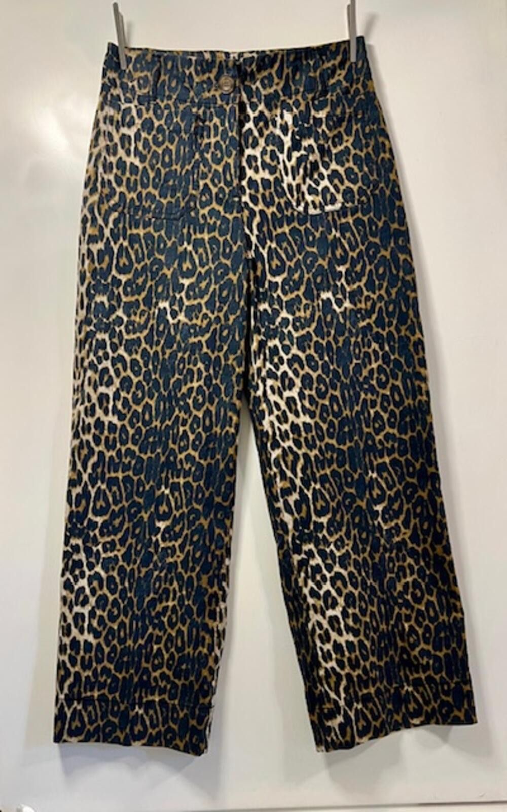 Nicole Miller Nicole Miller New York Animal Print Trousers Size 26" / US 2 / IT 38 - 3 Thumbnail