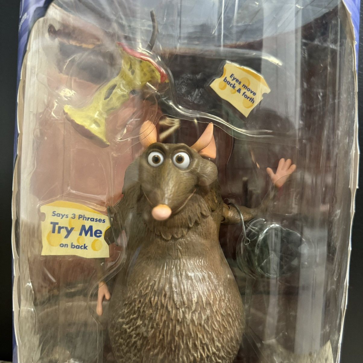 Disney × Vintage Disney Pixar Ratatouille Emile Talking Action Figure Size ONE SIZE - 6 Thumbnail