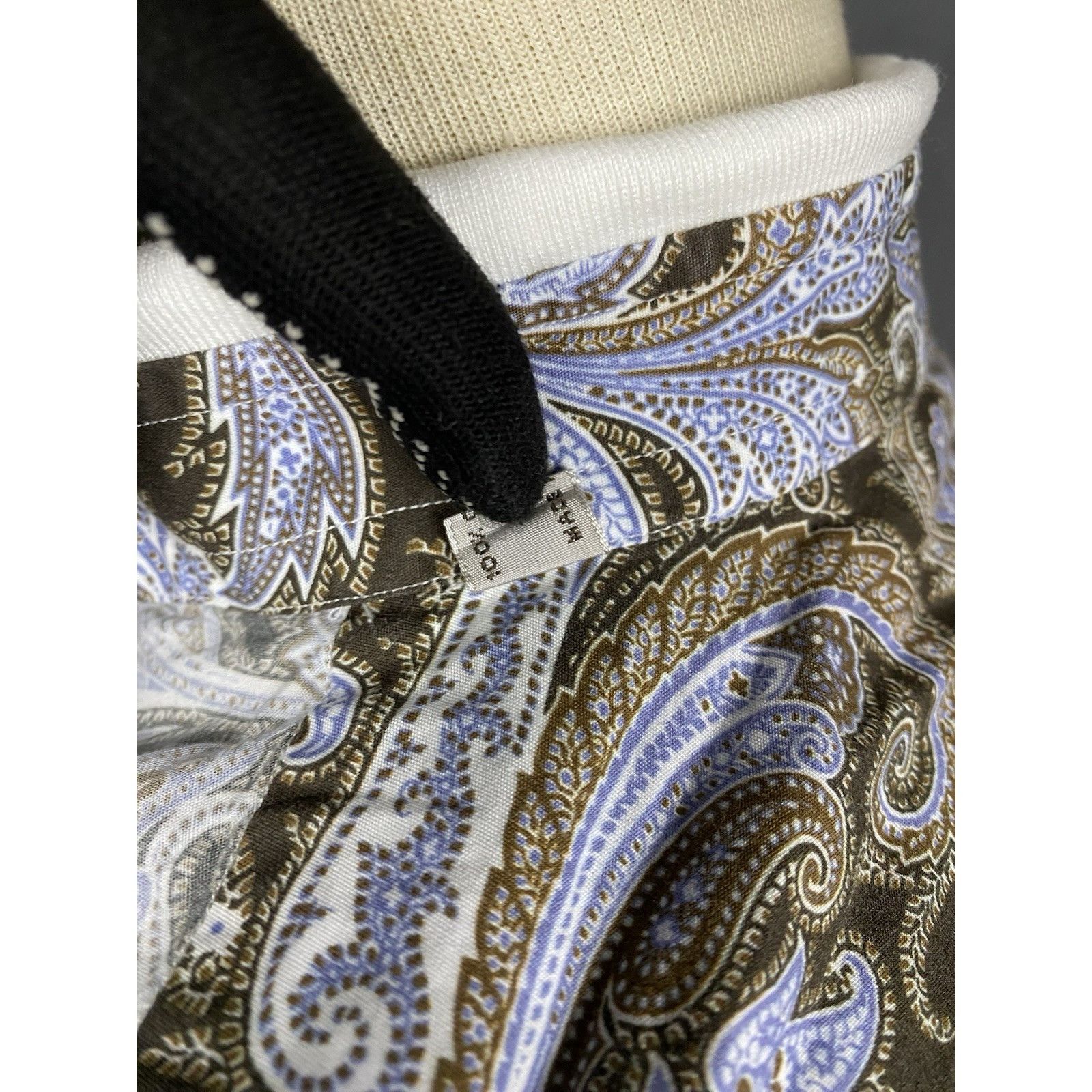 Brioni Brioni Men's Multicolor Blue Paisley Shortsleeve Shirt Size Size US XL / EU 56 / 4 - 12 Thumbnail