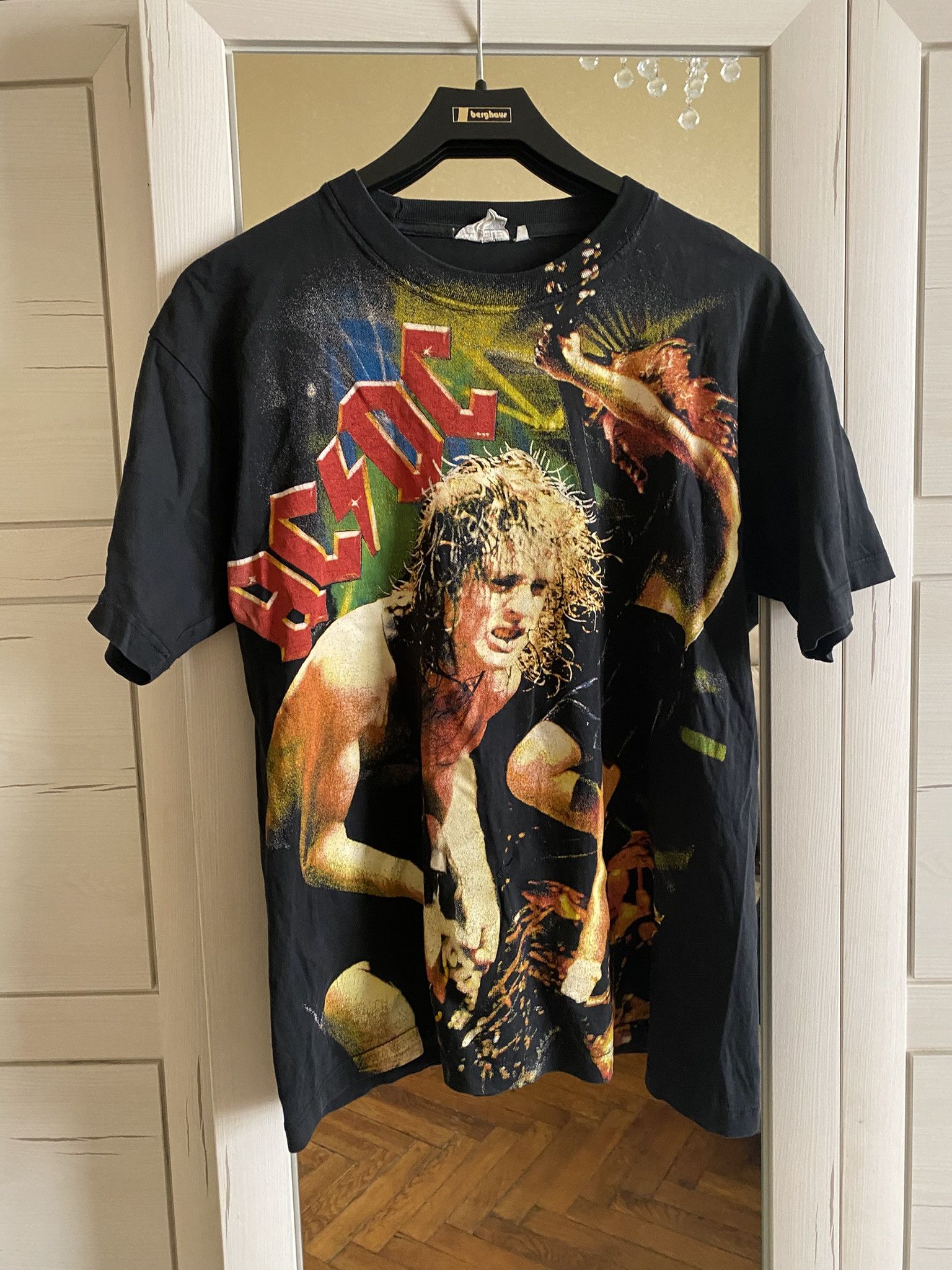 AC/DC × Band Tees AC/DC Vintage 90s’ All Over Print Rare T-Shirt Size US M / EU 48-50 / 2 - 1 Thumbnail