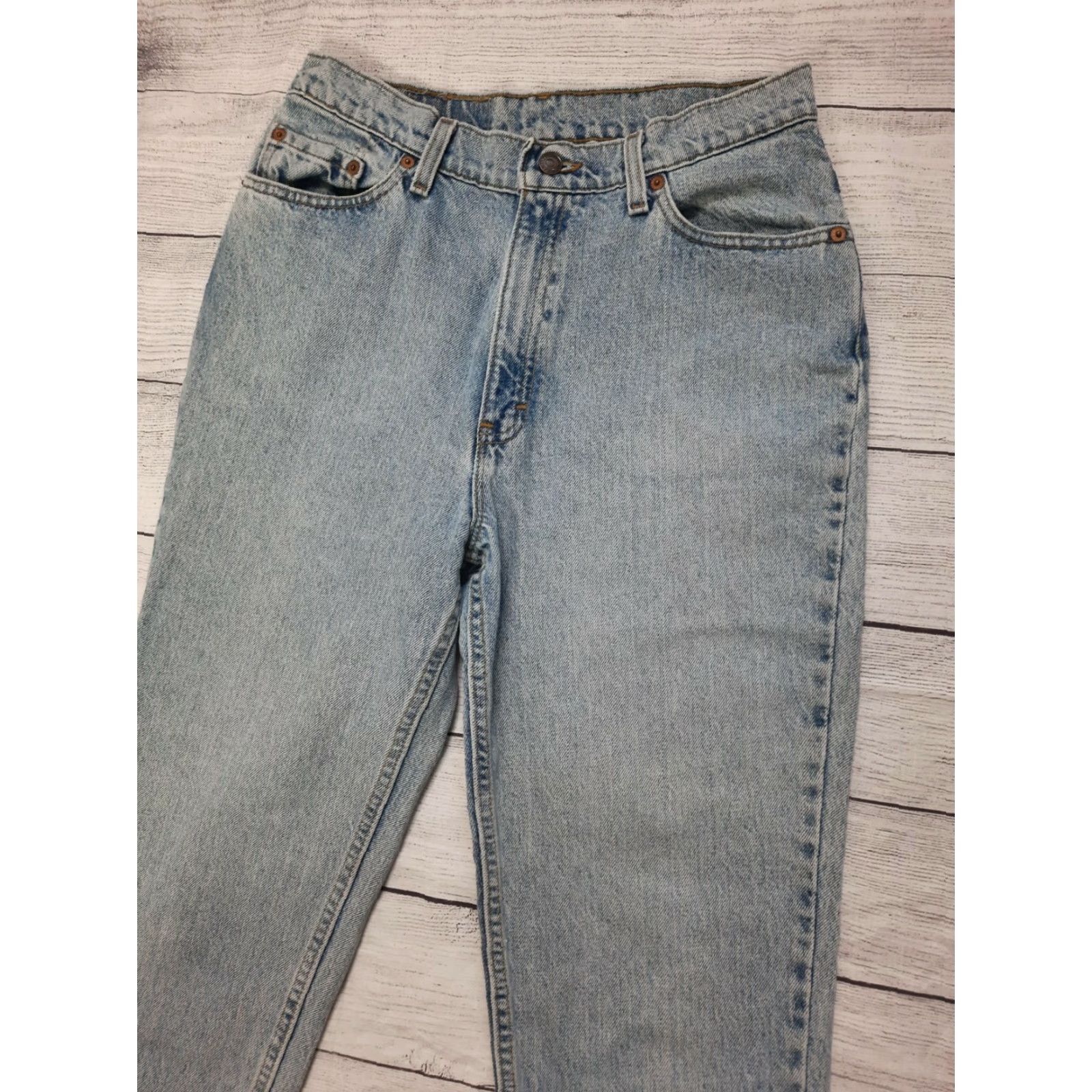 Levi's VINTAGE Levi's 17512-0211 High Rise Tapered Mom Jeans Size 6 28x29 Denim Blue United States Men/Women? Size 28" / US 6 / IT 42 - 7 Thumbnail