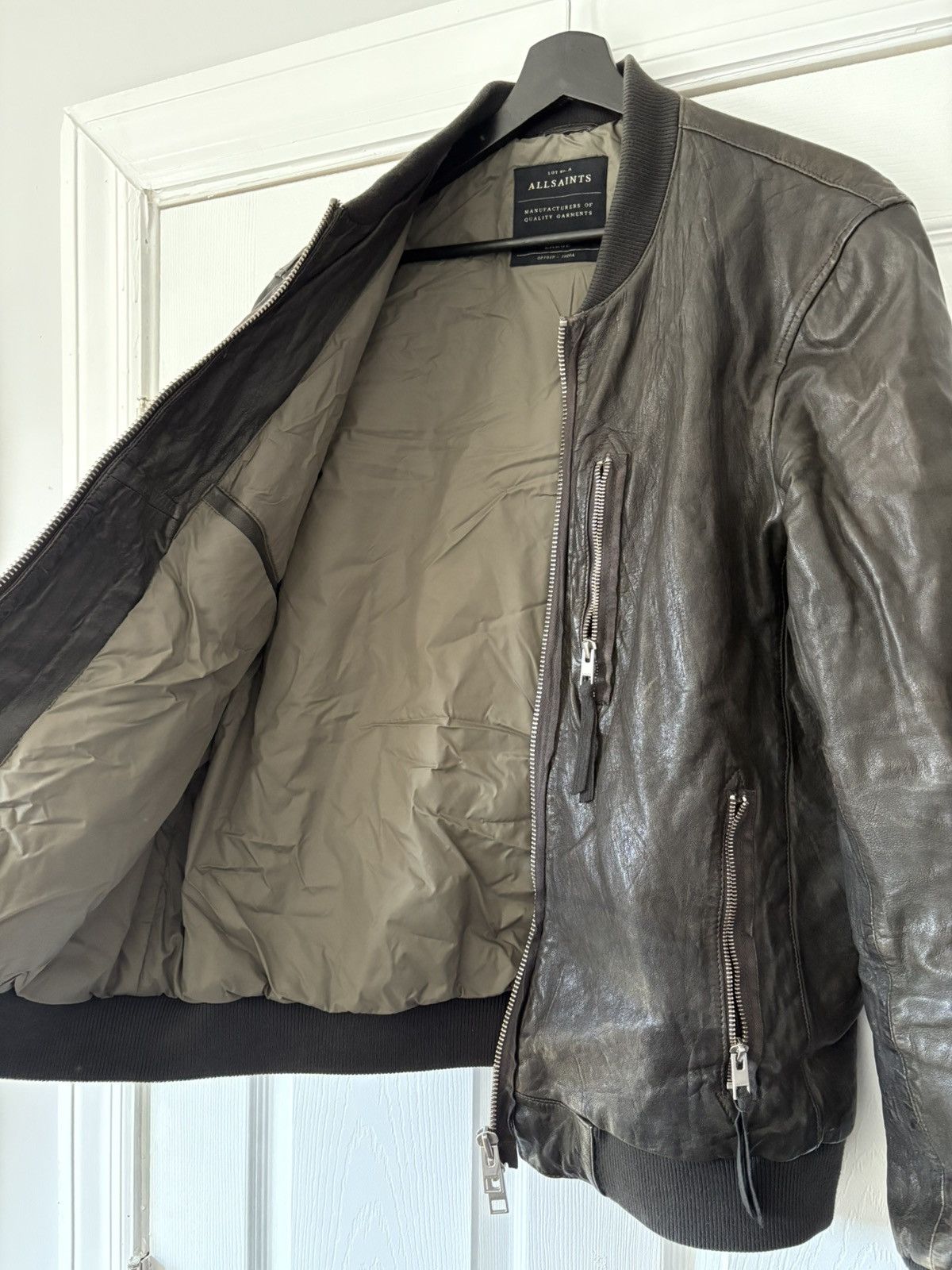 Allsaints Allsaints Momoto leather bomber Size US L / EU 52-54 / 3 - 8 Thumbnail