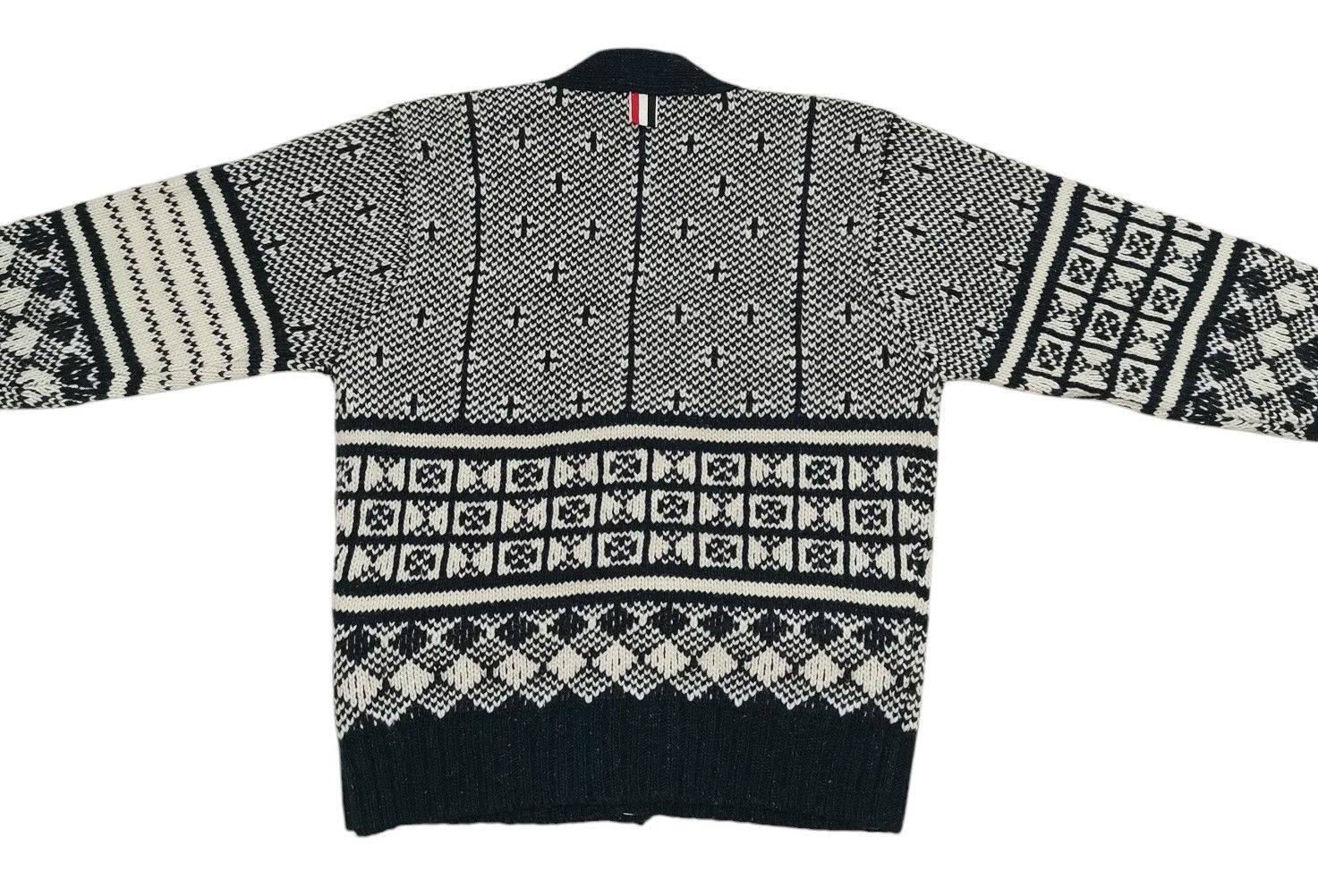 Thom Browne Thom Browne Mohair Blend 4 Bar Knit Cardigan Jacket Size US S / EU 44-46 / 1 - 13 Thumbnail