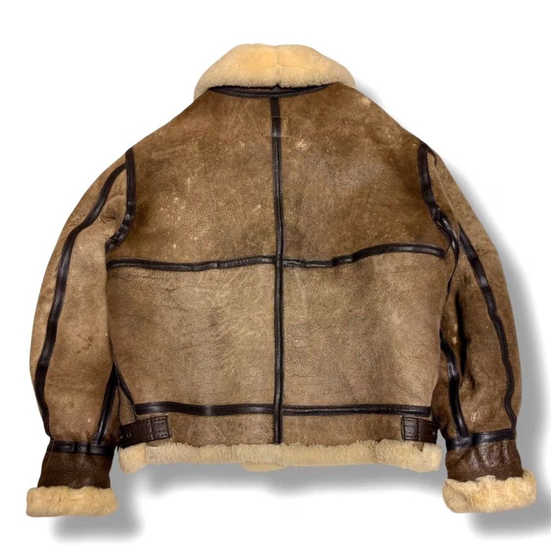 Avirex AVIREX Leather B-3 Flight Jacket Size 40 Light Brown Mens Jacket 40 Leather USA Gloves? Size US XXS / EU 40 - 2 Thumbnail