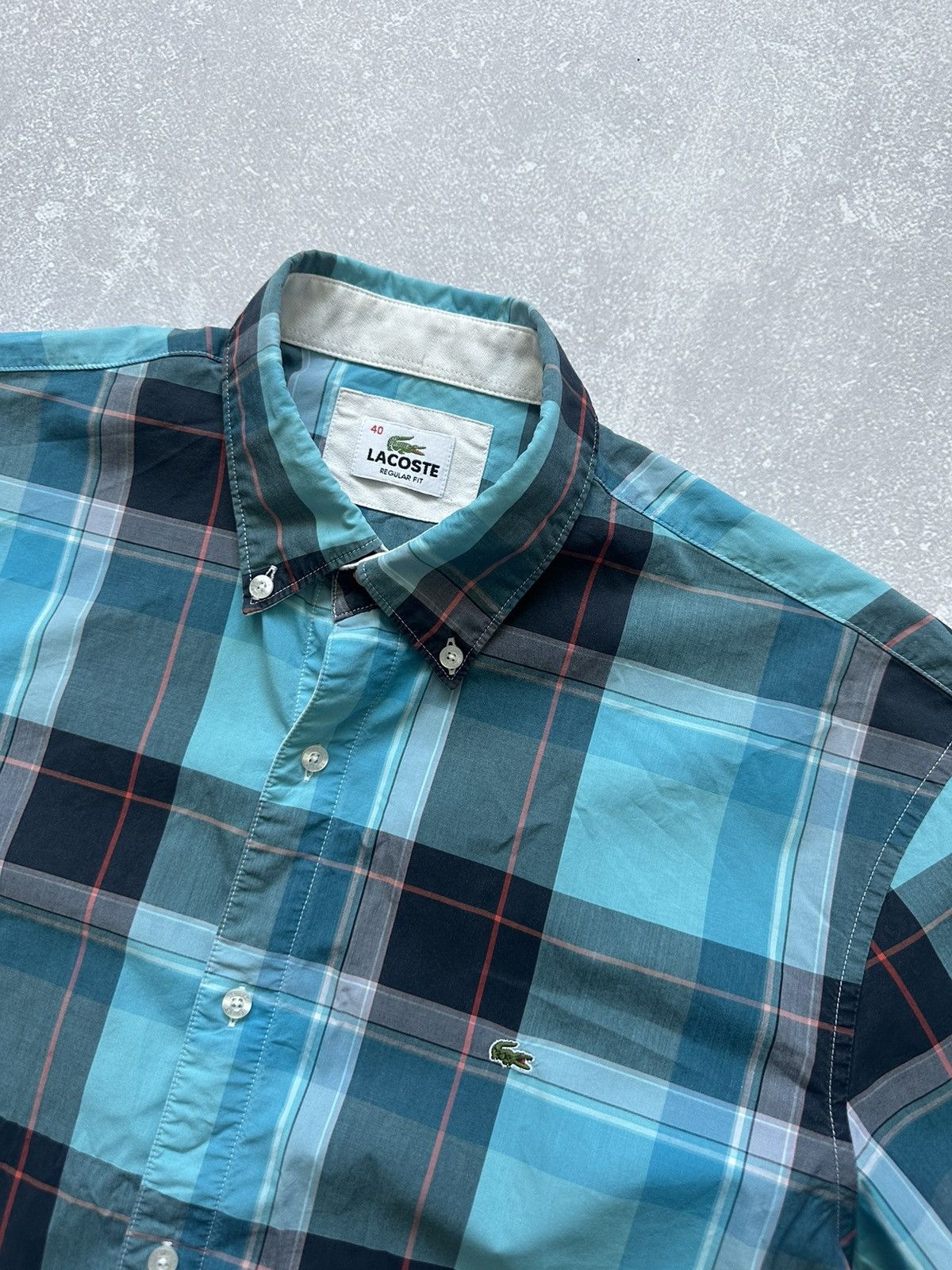 Lacoste Lacoste short sleeve shirt classic nova check size 40 Size US M / EU 48-50 / 2 - 3 Thumbnail