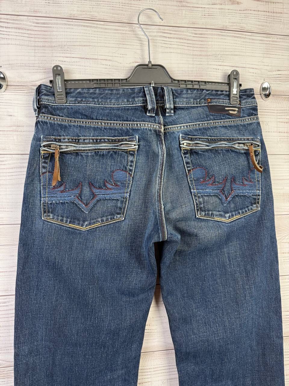Diesel 🔥Vintage Diesel Jeans Faded Washed Avant Garde Flared Baggy🔥 Size US 34 / EU 50 - 11 Thumbnail