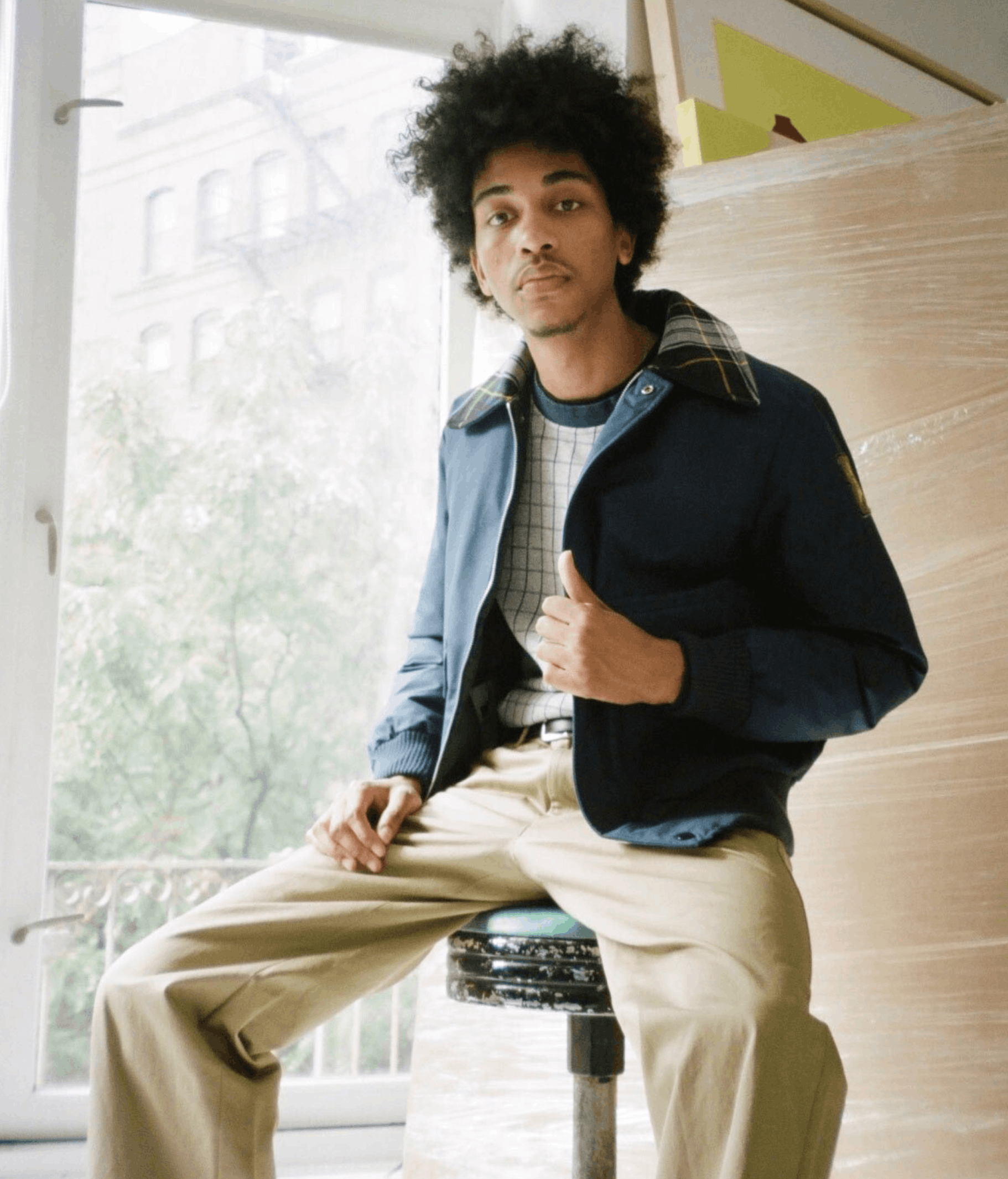 ジャケット・アウター Noah cashball tartan collar A-2 jacket Noah A-2 Bomber Jacket with Tartan Collar | Grailed