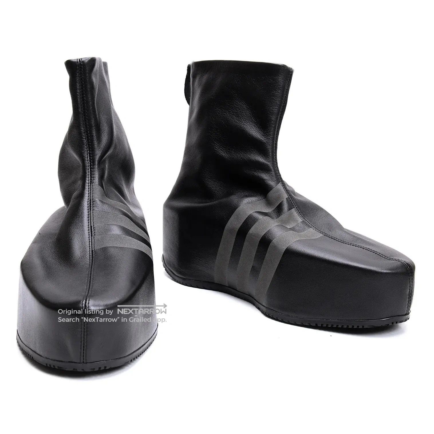 Adidas × Y-3 × Yohji Yamamoto FW08 Y-3 front zip and lace up ankle
