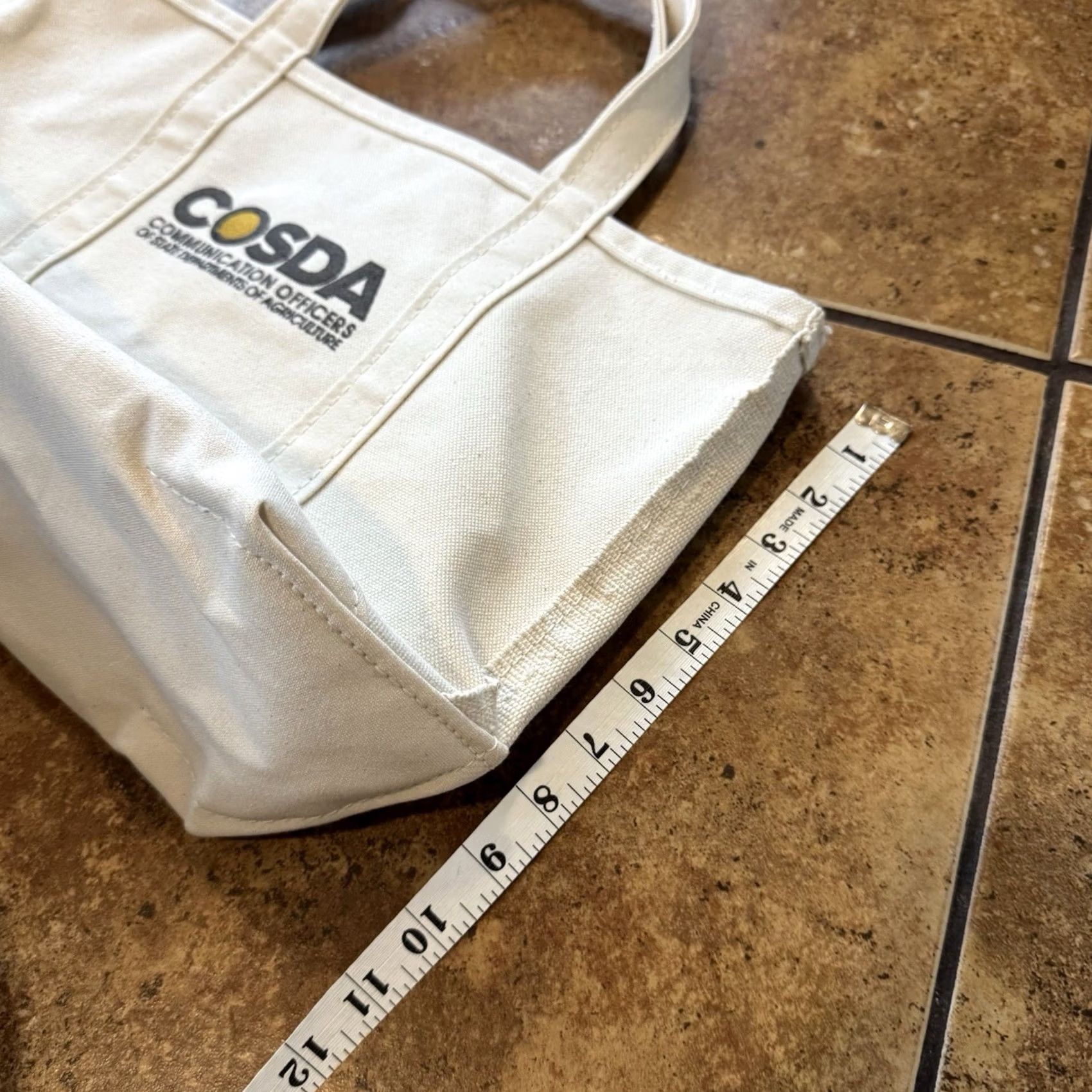 Vintage VINTAGE L.L. Bean Tote Bag White Canvas Boat And Tote Zip Made In USA Men Size ONE SIZE - 8 Thumbnail