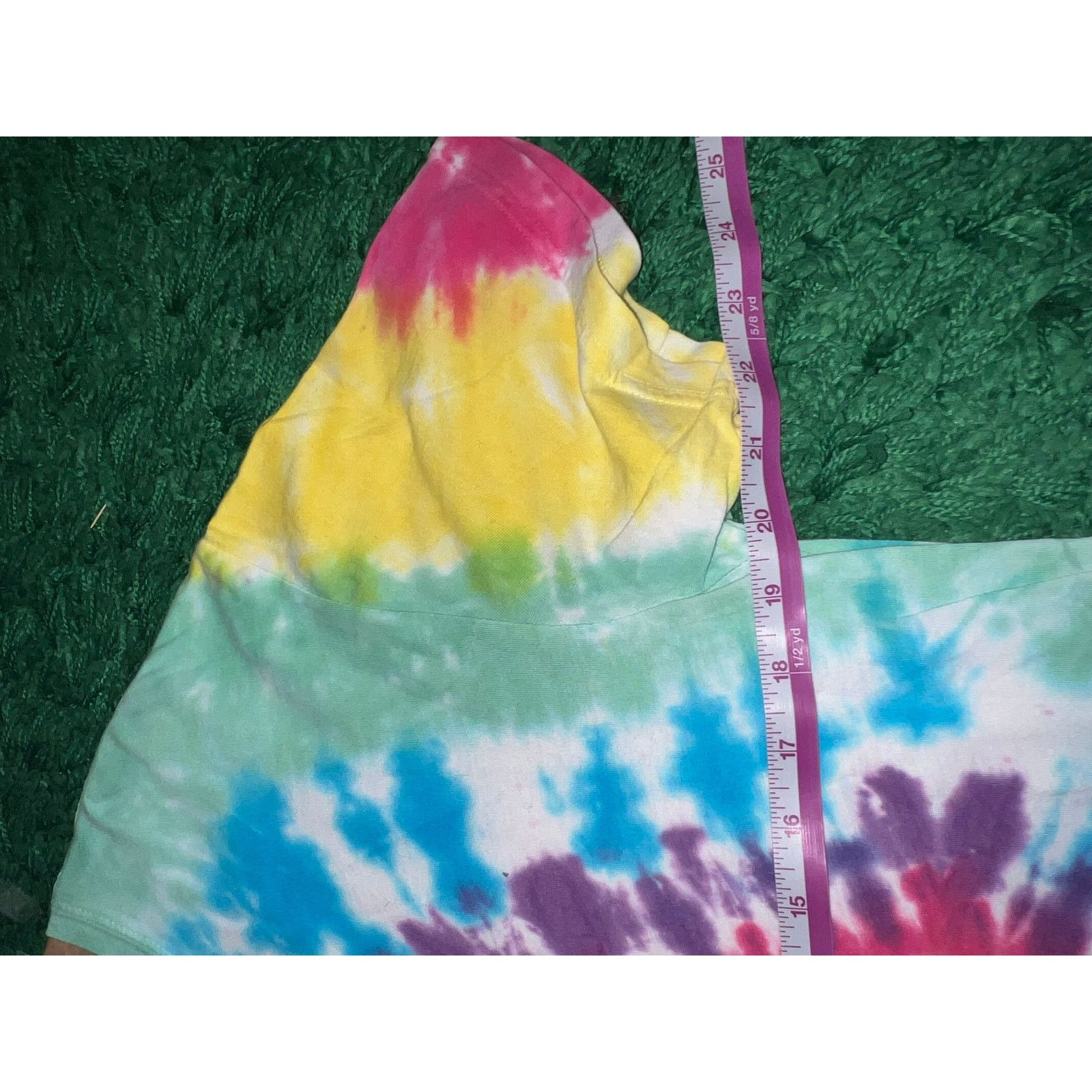 Basic Editions Basics Rainbow Spiral Tie Dye Shirt Pacsun PS Y2K 2000s M Size US M / EU 48-50 / 2 - 7 Thumbnail
