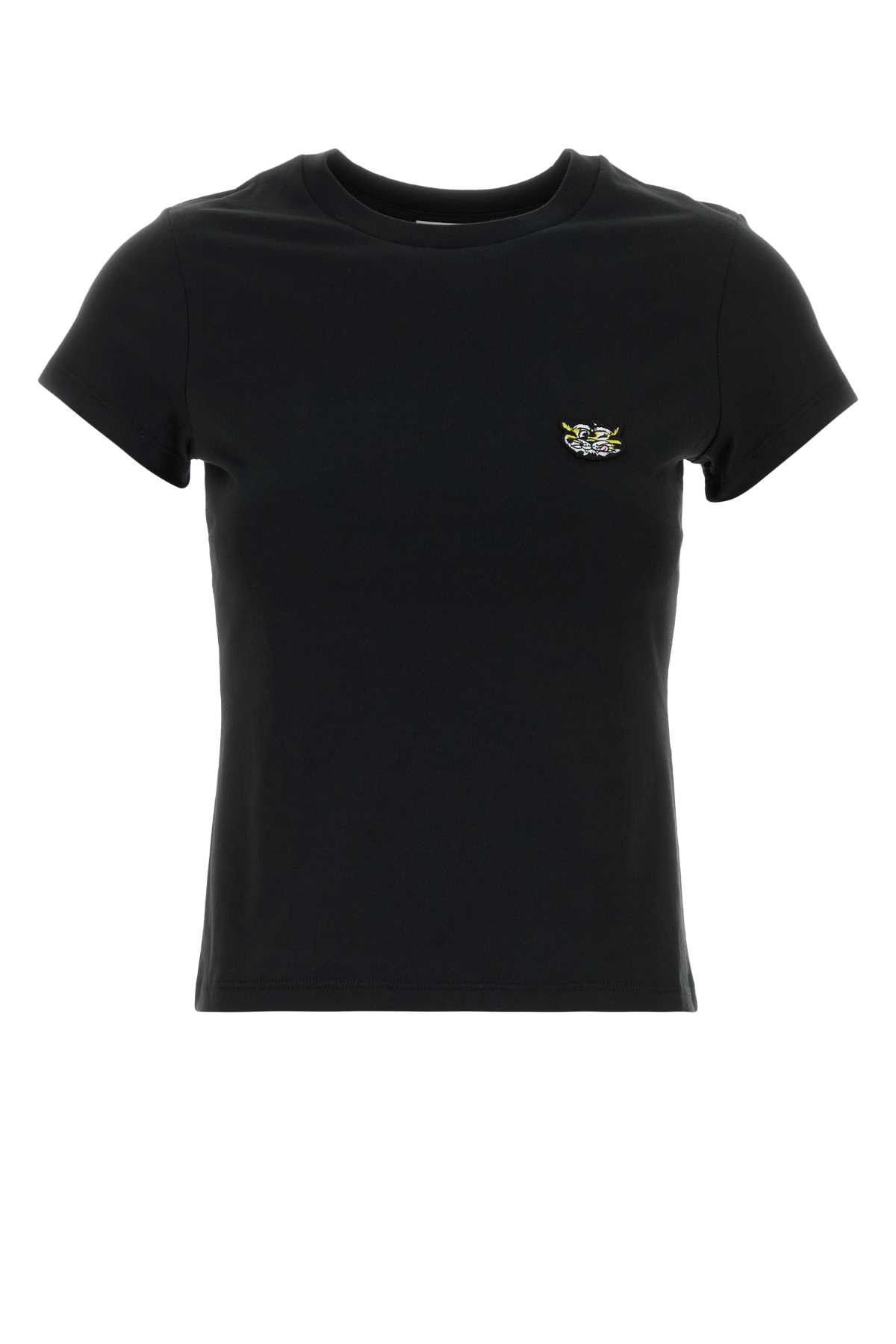 Kenzo Black Cotton T-Shirt Size XS / US 0-2 / IT 36-38 - 1 Thumbnail