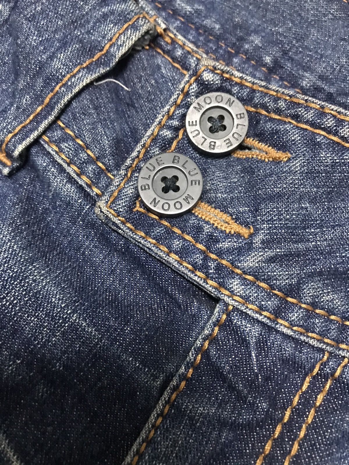 Hysteric Glamour FLARED‼️‼️ Blue Moon Blue Multipocket Denim Jeans Size US 31 - 6 Thumbnail
