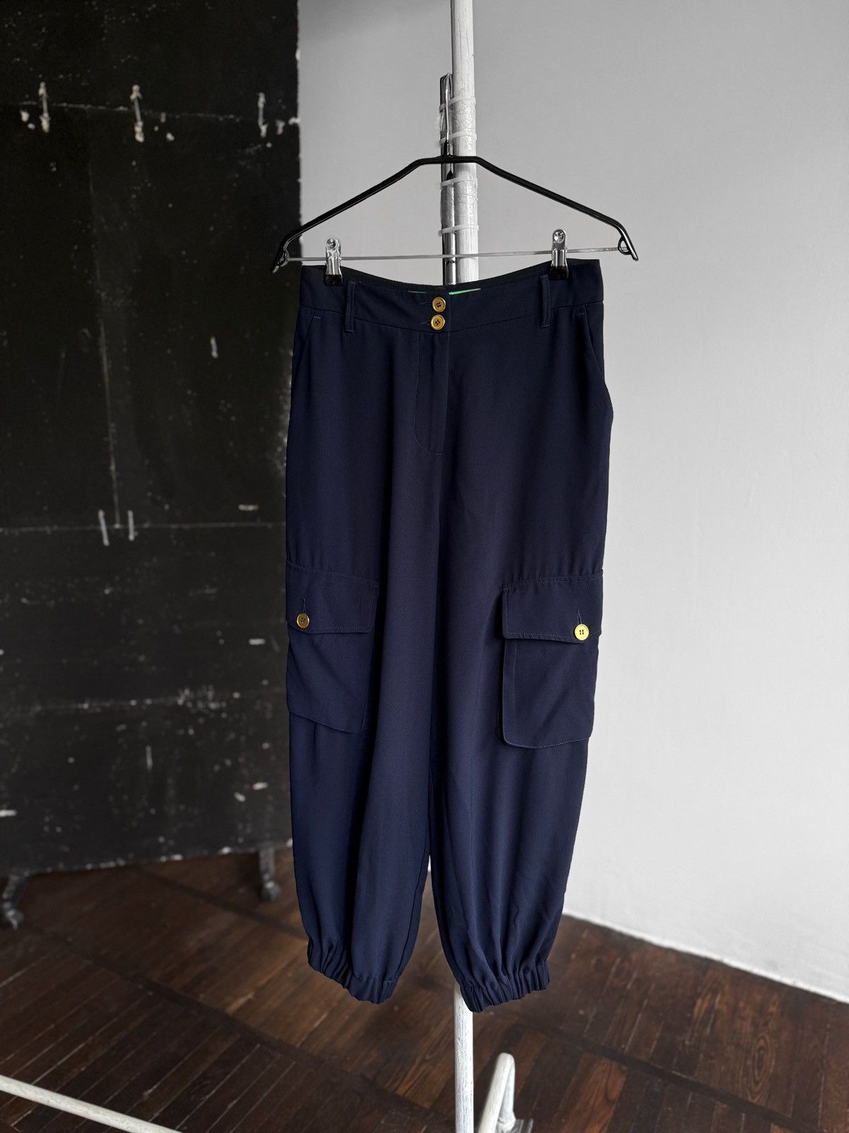 Designer × United Colors Of Benetton United Colors of Benetton Lightweight Trousers Pants Cargo Size 28" / US 6 / IT 42 - 3 Thumbnail