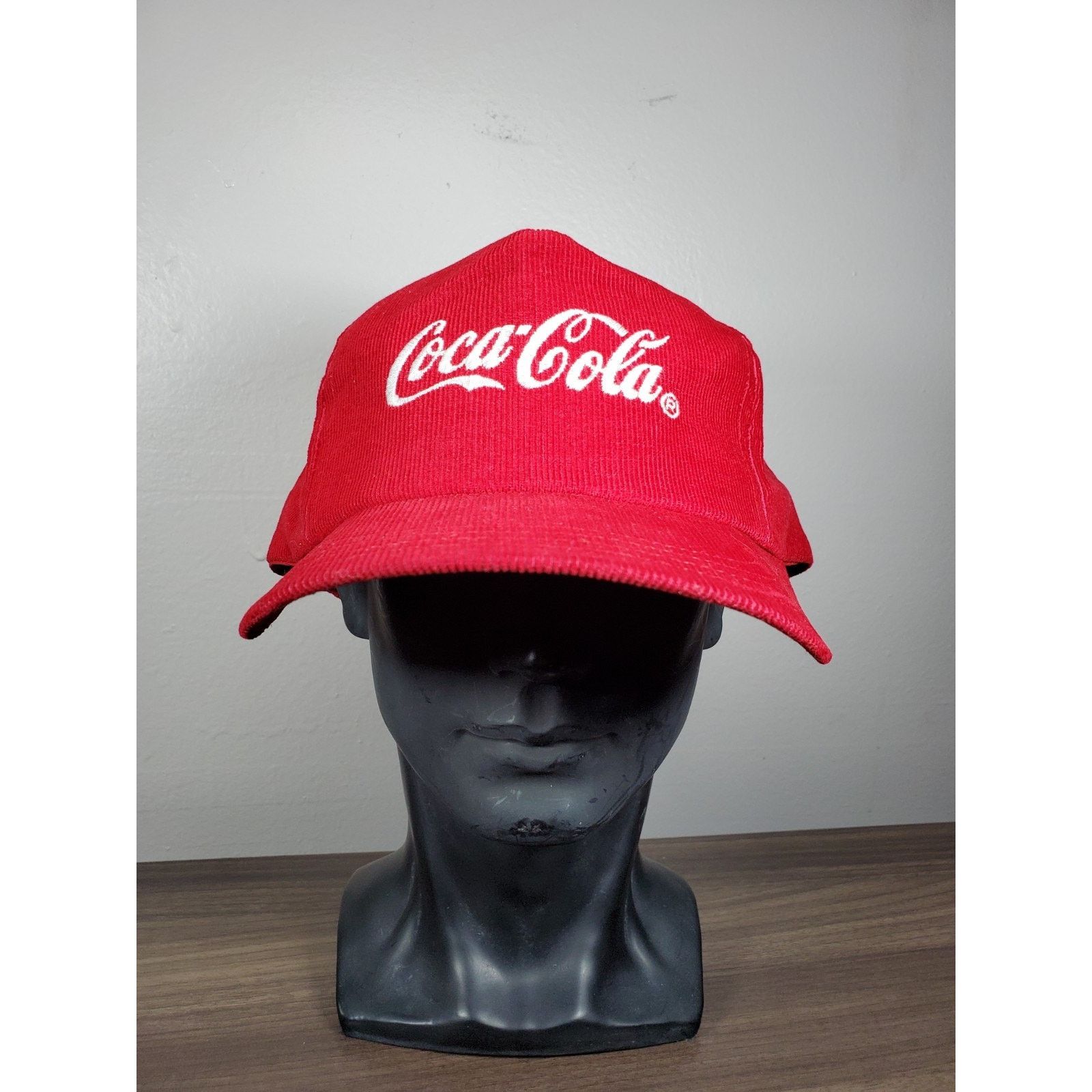 Coca Cola × Vintage Coca Cola Script Corduroy Hat Snapback Cap Louisville Coke Size ONE SIZE - 3 Thumbnail