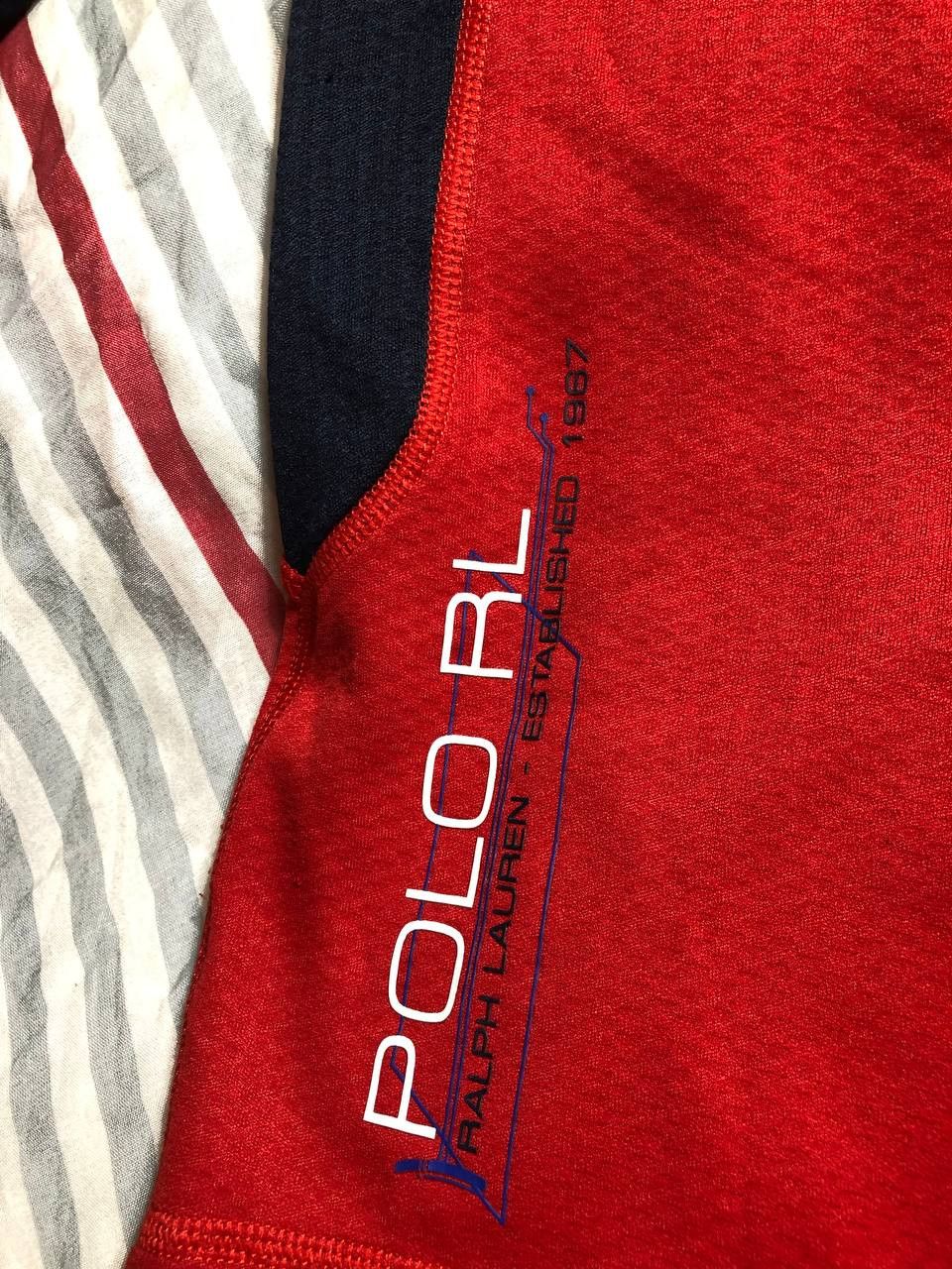 Polo Ralph Lauren × Vintage Vintage Polo Ralph Lauren Striped Rugby Long Sleeve Polo Size US S / EU 44-46 / 1 - 14 Thumbnail