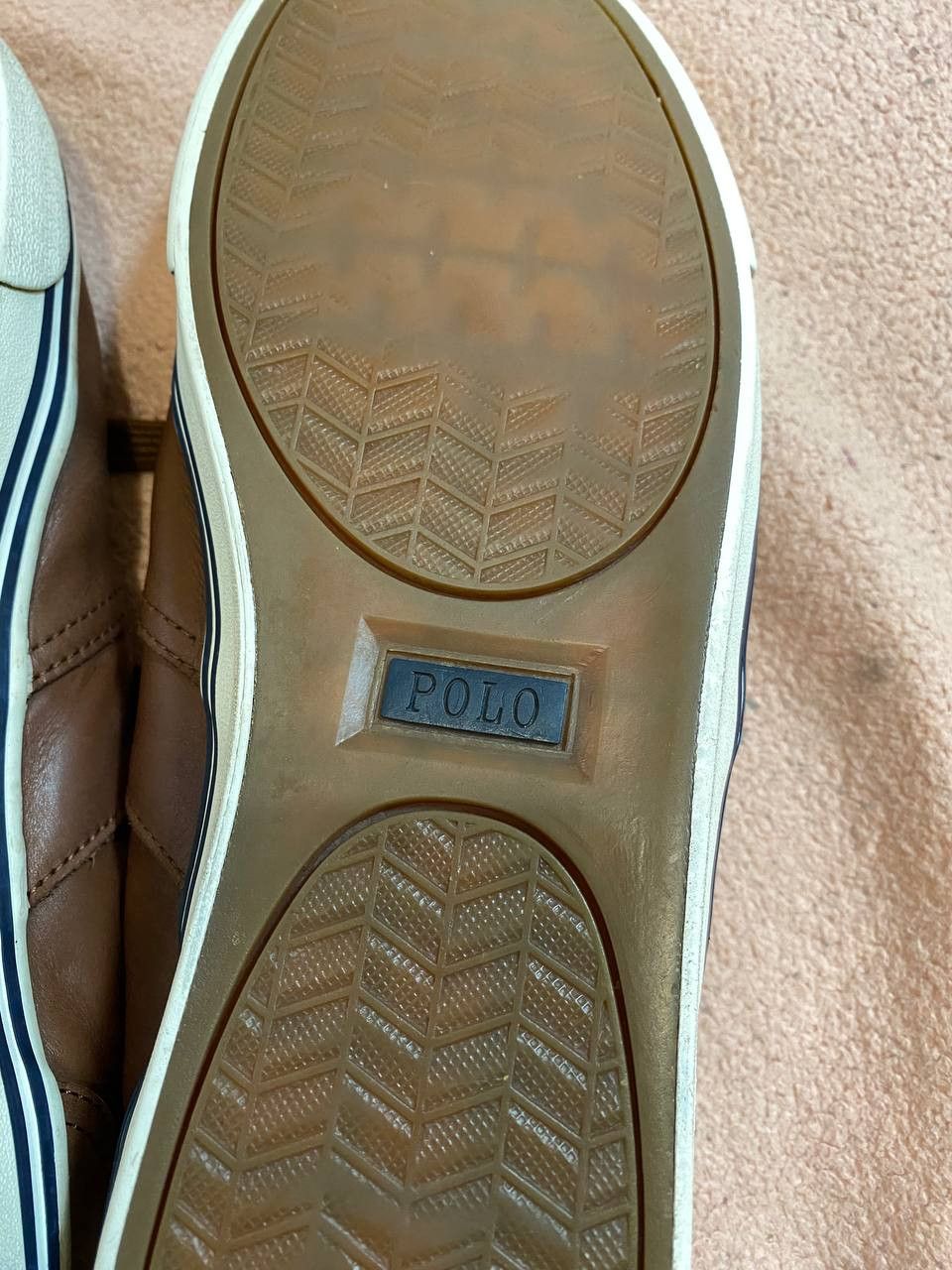 Polo Ralph Lauren Vintage Leather Sneakers Polo Ralph Lauren Size US 10 / EU 43 - 6 Thumbnail