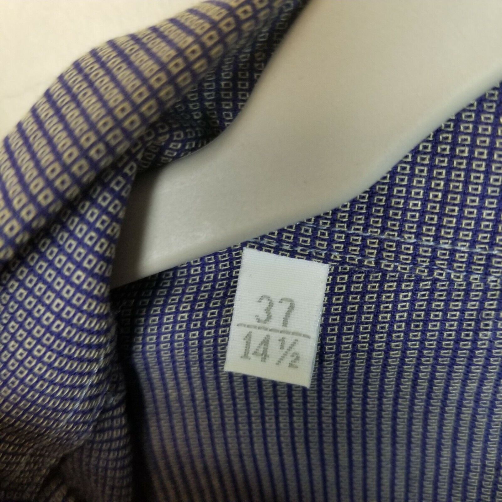Ermenegildo Zegna Ermenegildo Zegna Soft Men Geometric Dress Shirt 37 Designer Size US S / EU 44-46 / 1 - 6 Thumbnail