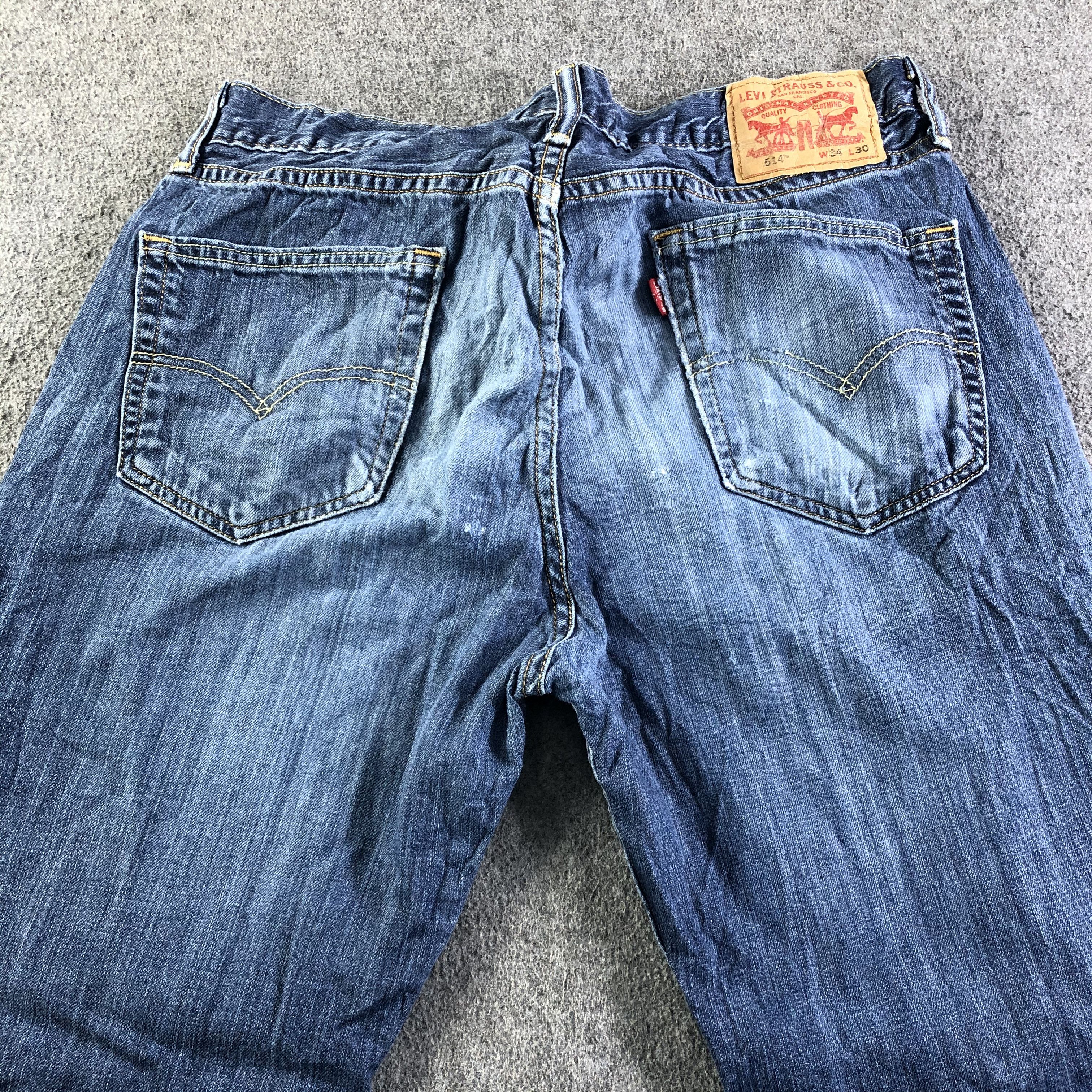 Levi's Vintage Blue Wash Levis 514 Jeans-J4095 Size US 33 - 4 Thumbnail