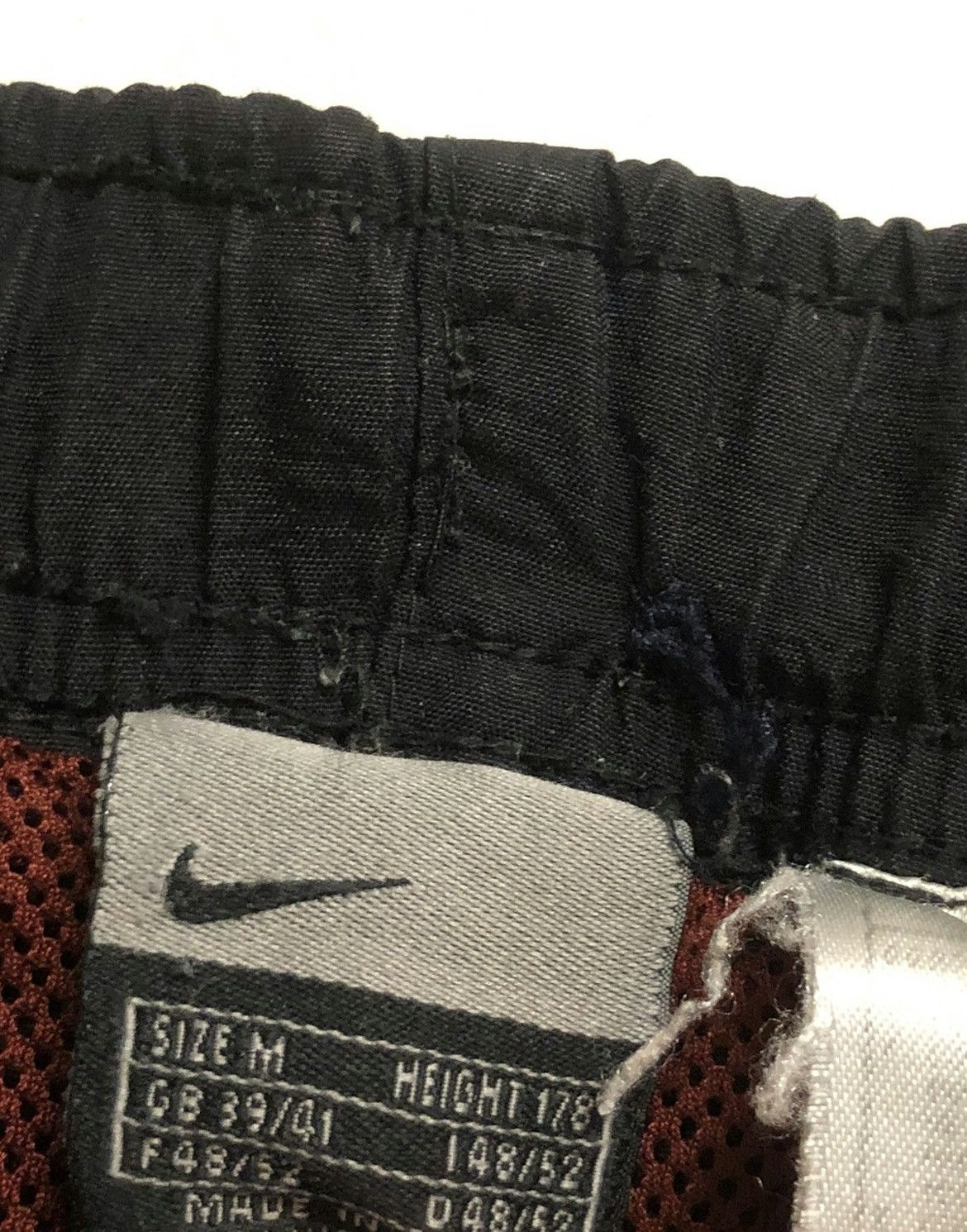 Nike × Vintage Mens Vintage Nike swoosh Drill Pants y2k sweatpants rare 90s Size US 32 / EU 48 - 21 Thumbnail