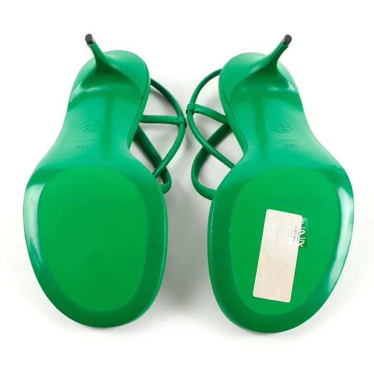 Alexander McQueen o1y0225 Sandals in Green Size US 7 / IT 37 - 4 Thumbnail
