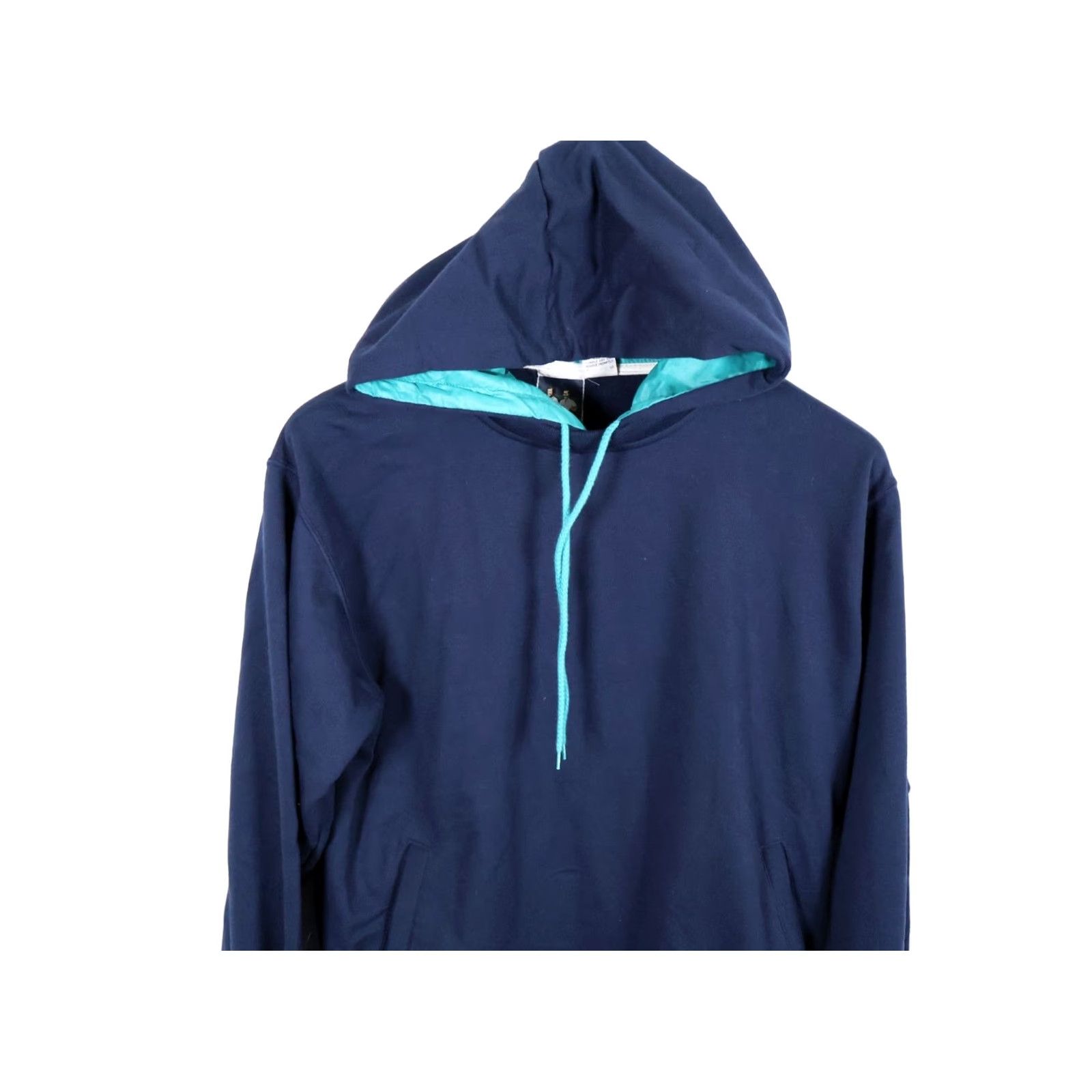 Fred Perry Fred Perry Hoodie Men's Medium Dark Blue Drawstring Sweatshirt Lined Hood Size US M / EU 48-50 / 2 - 4 Thumbnail